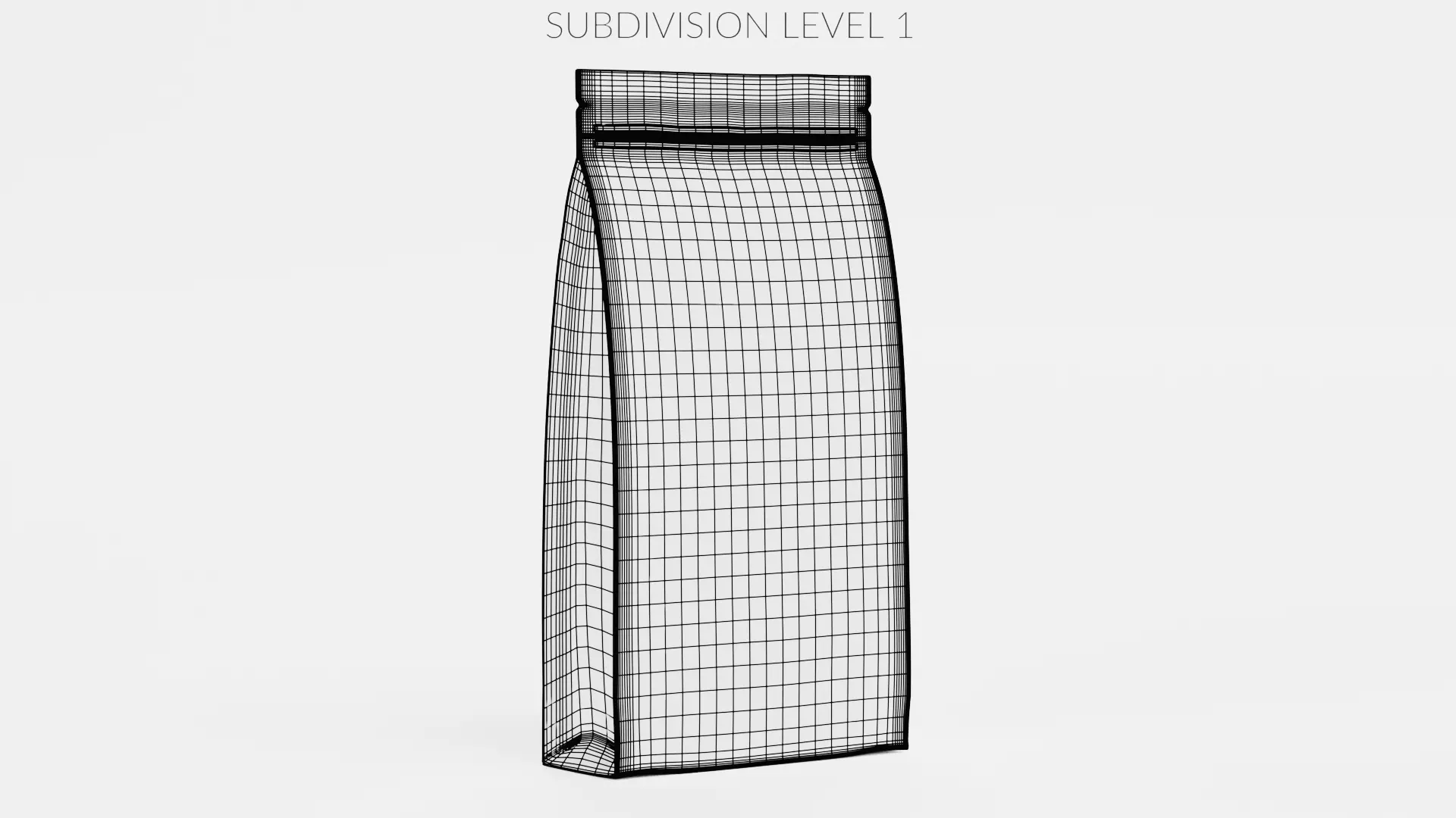 Oat Meal - Product Concept Packaging Low-poly 3D model_8