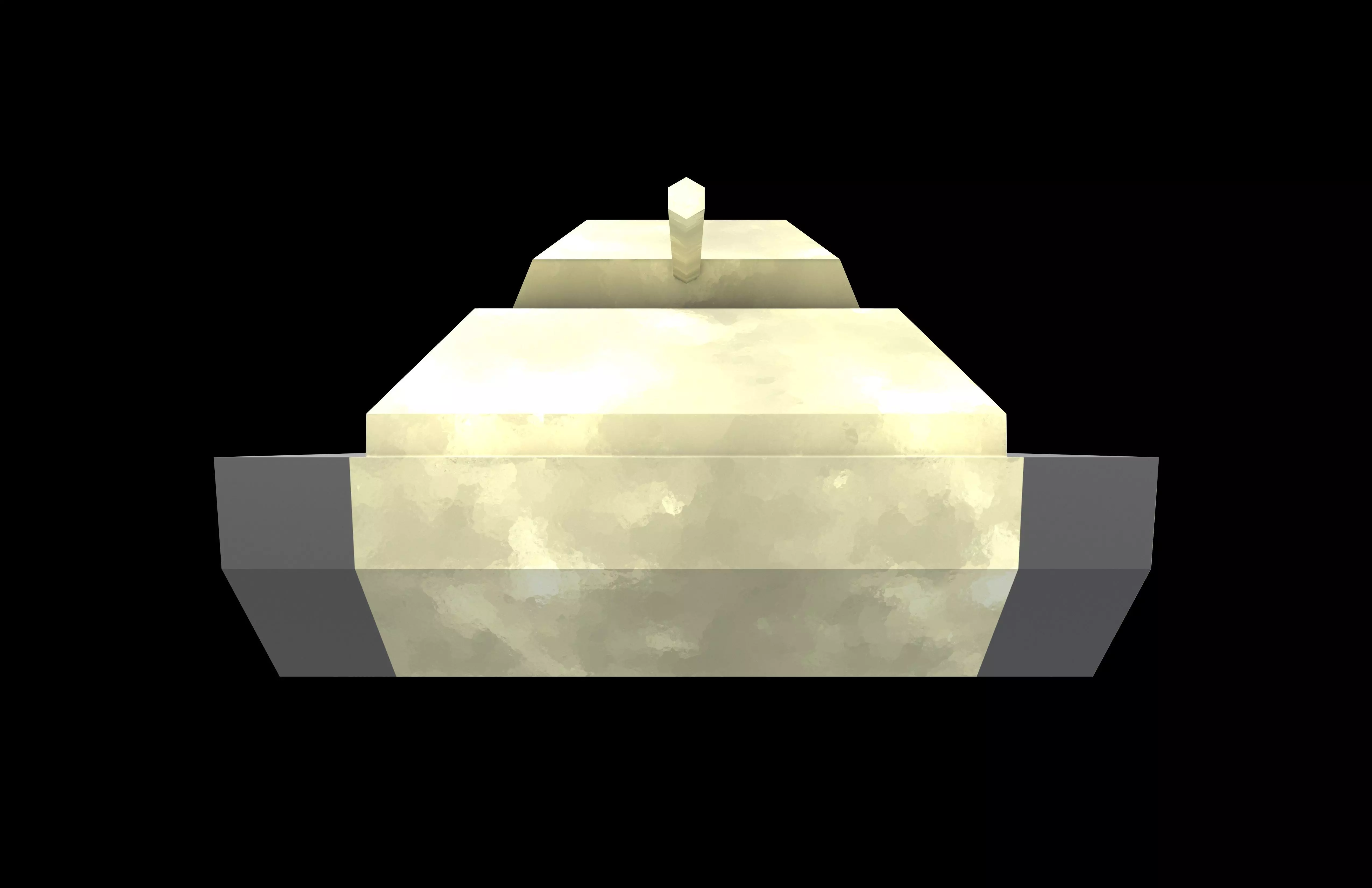 Low Poly Tank v1 001 Low-poly 3D model_1