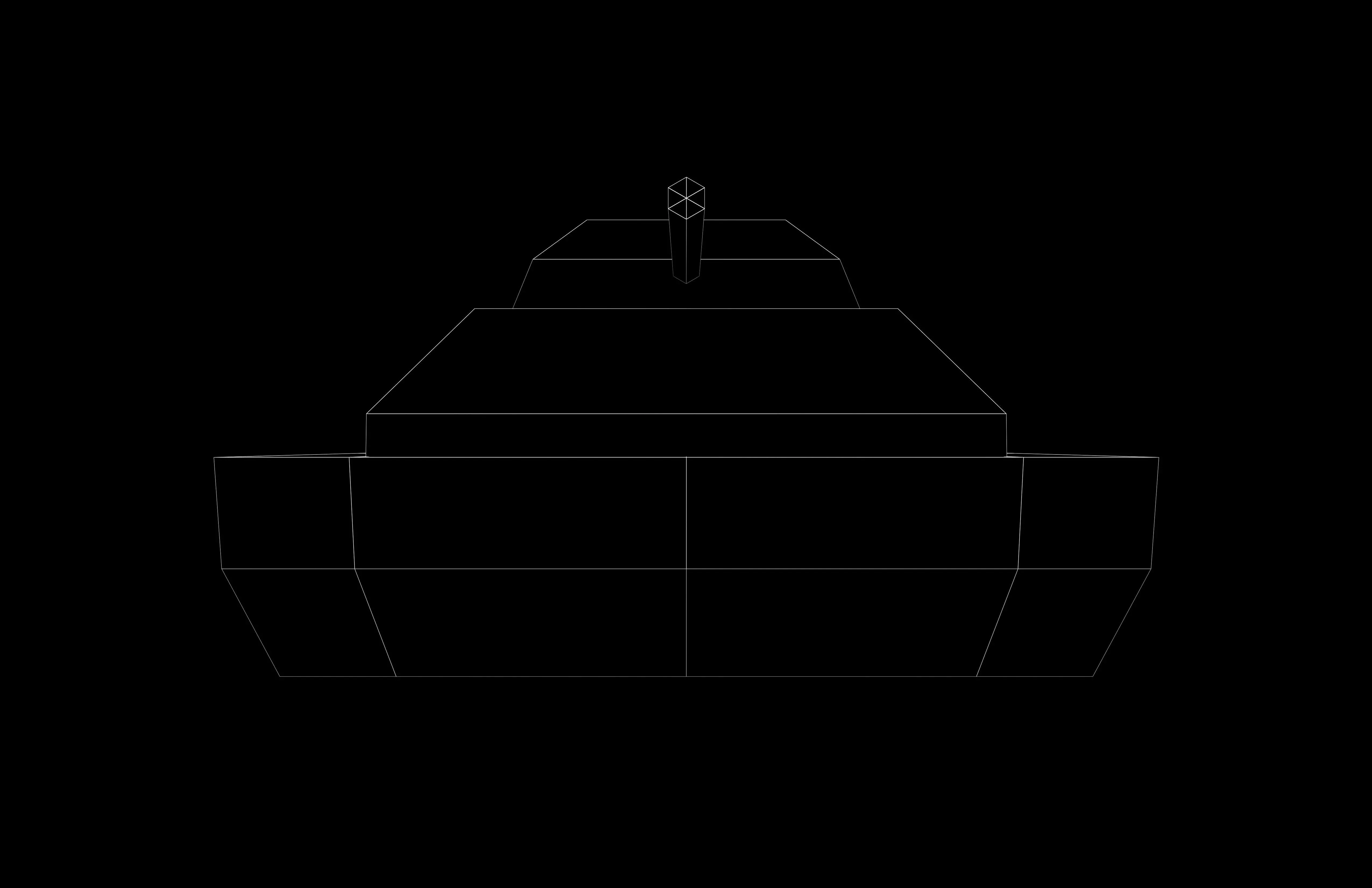 Low Poly Tank v1 003 Low-poly 3D model_5