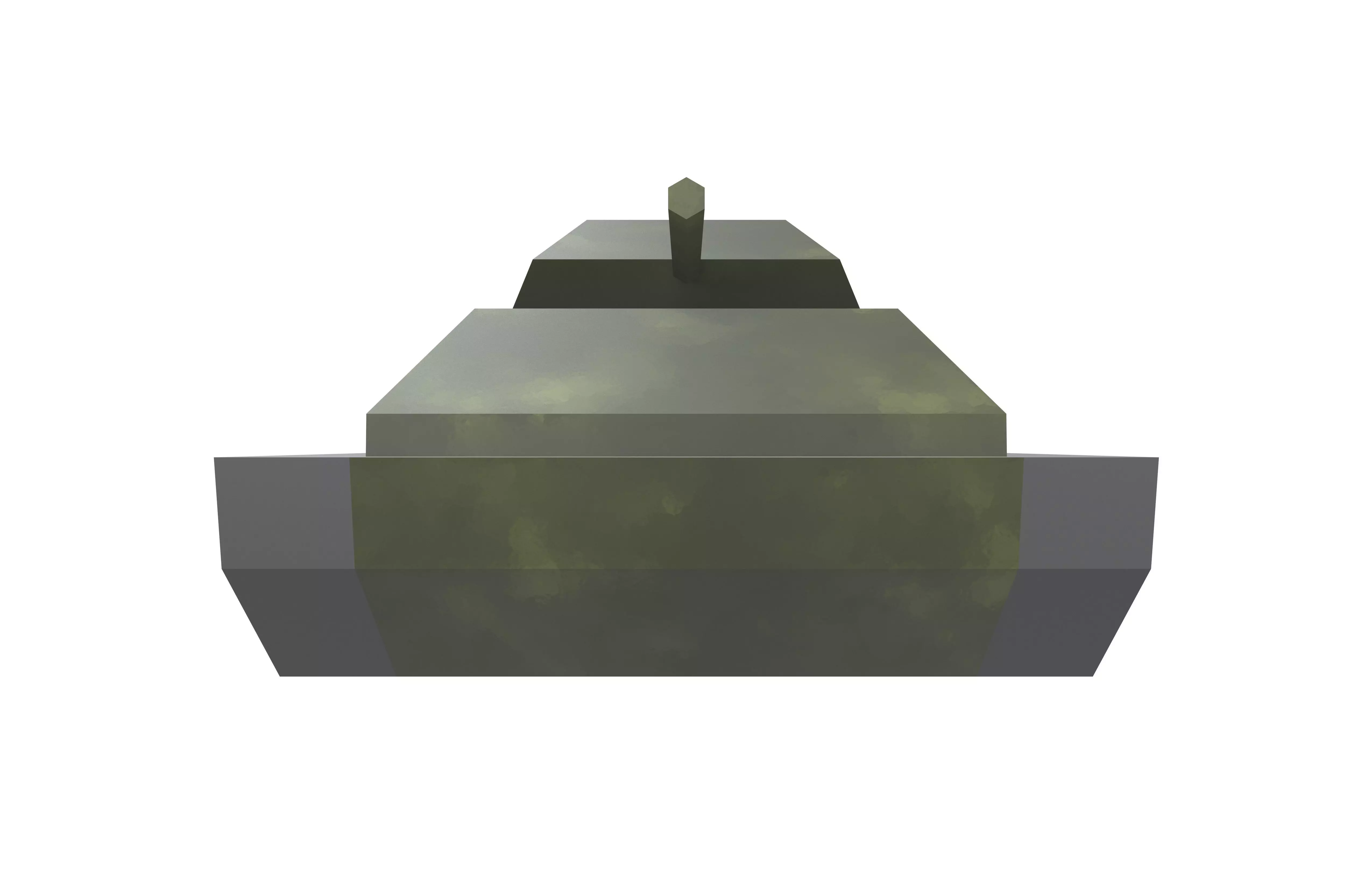 Low Poly Tank v1 003 Low-poly 3D model_1