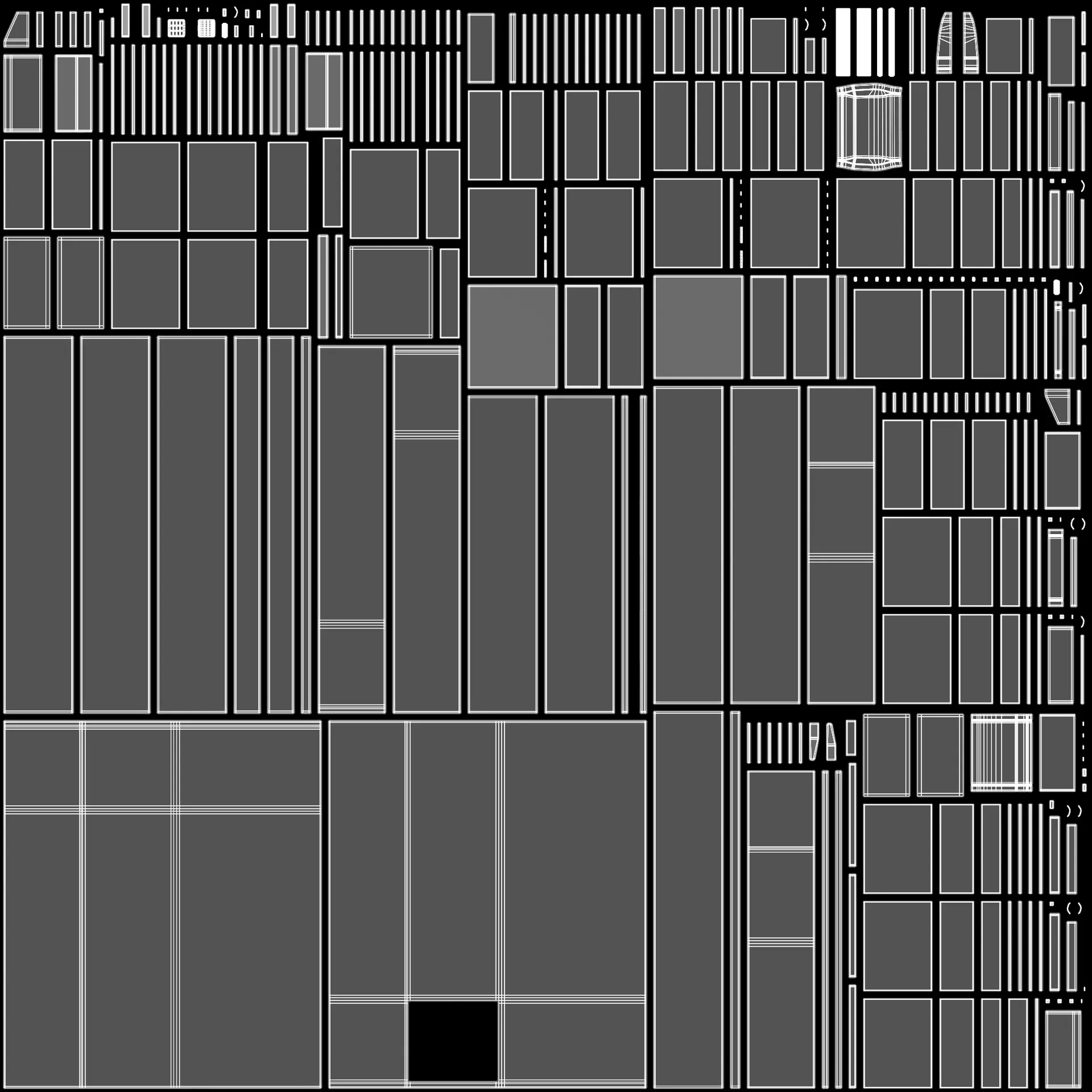 Parcel Locker V1 - Automated Package Delivery Station Low-poly 3D model_6