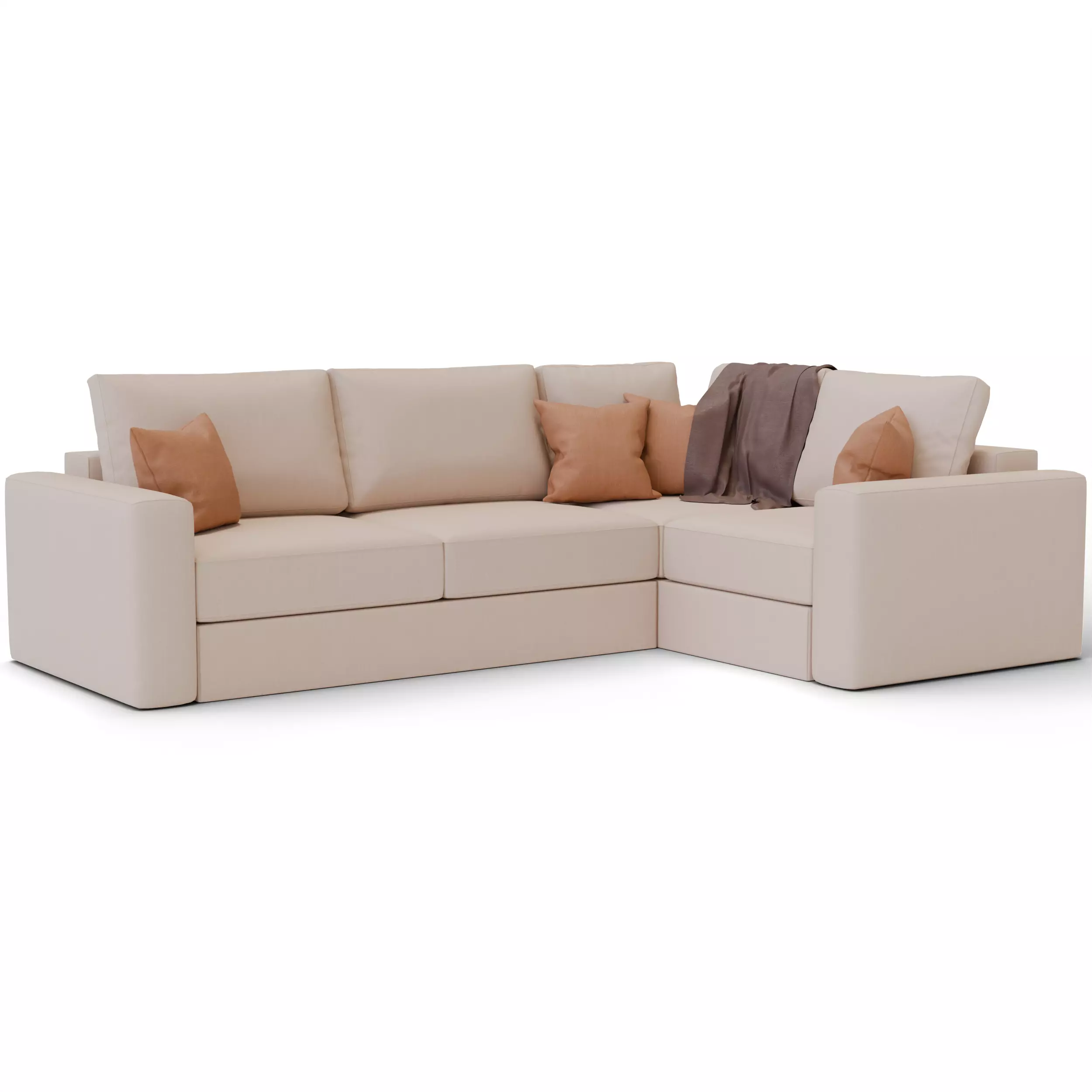 Corner sofa 3D model_0