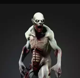 Rigged Zombie With Animations