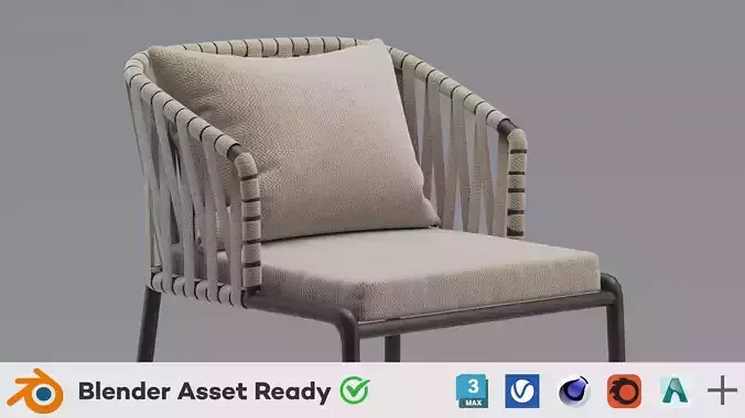 Bar Stool Bela Rope Kettal