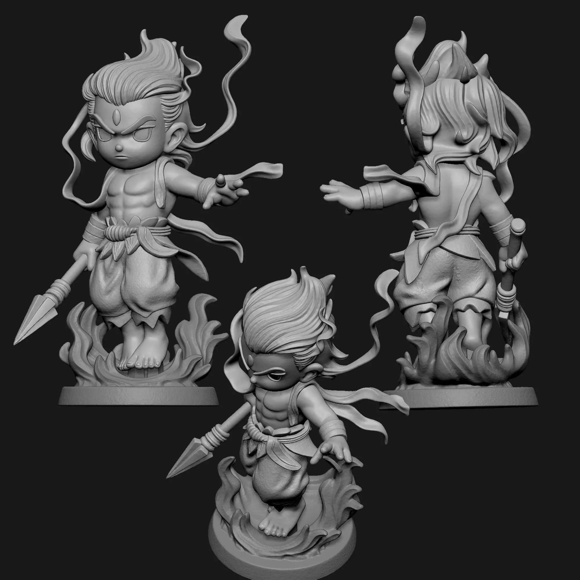 Nezha -Ne Zha 3D print model_2
