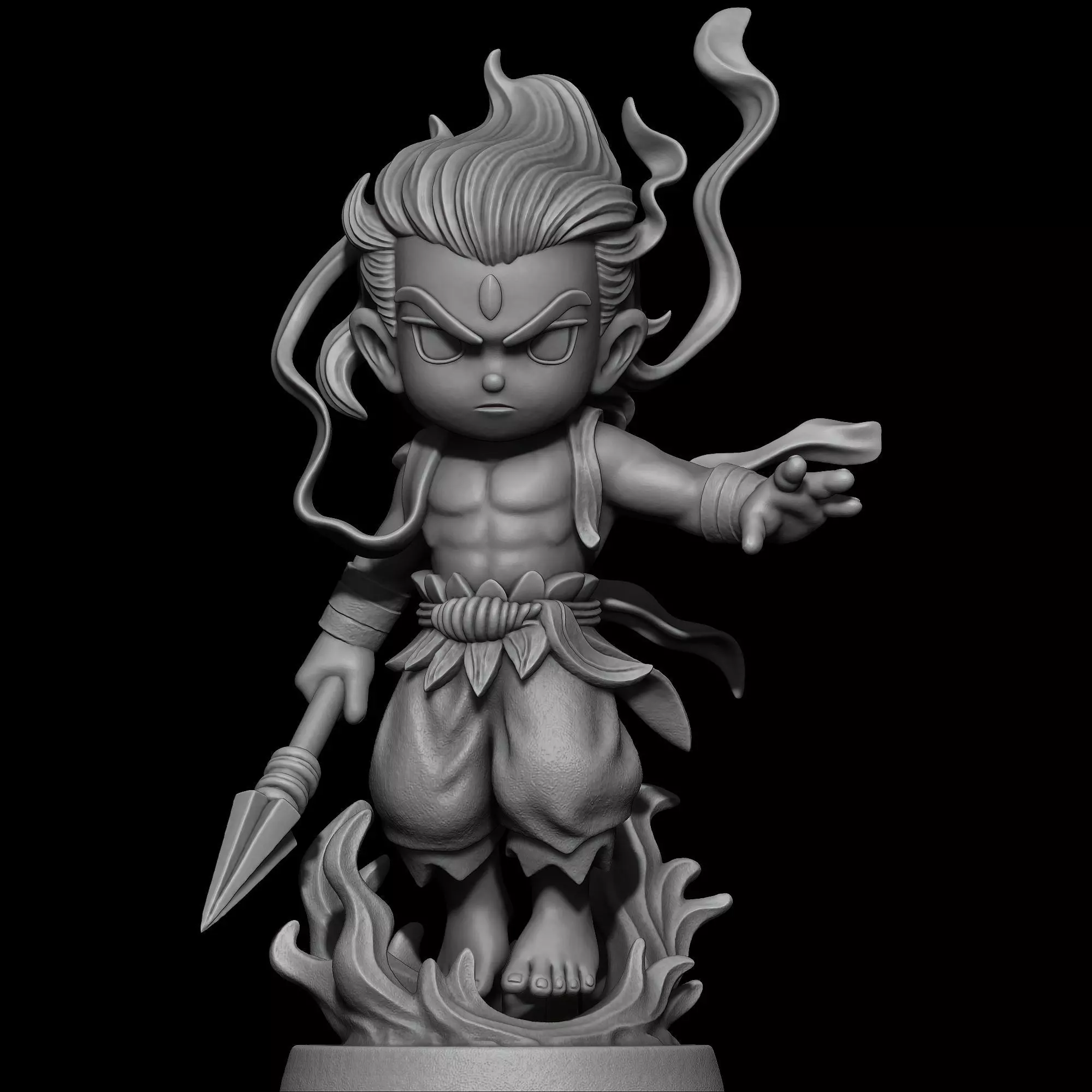 Nezha -Ne Zha 3D print model_3