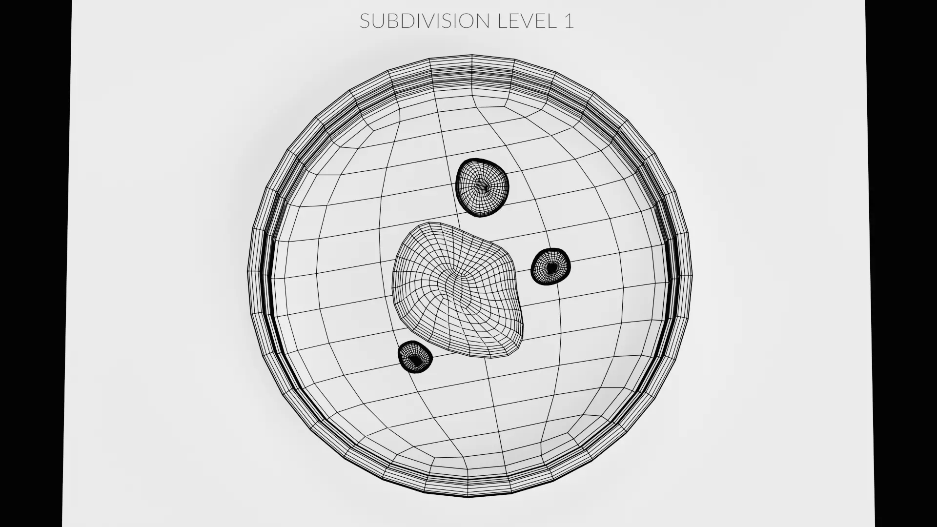 Petri Dish with Blood Drops Low-poly 3D model_11