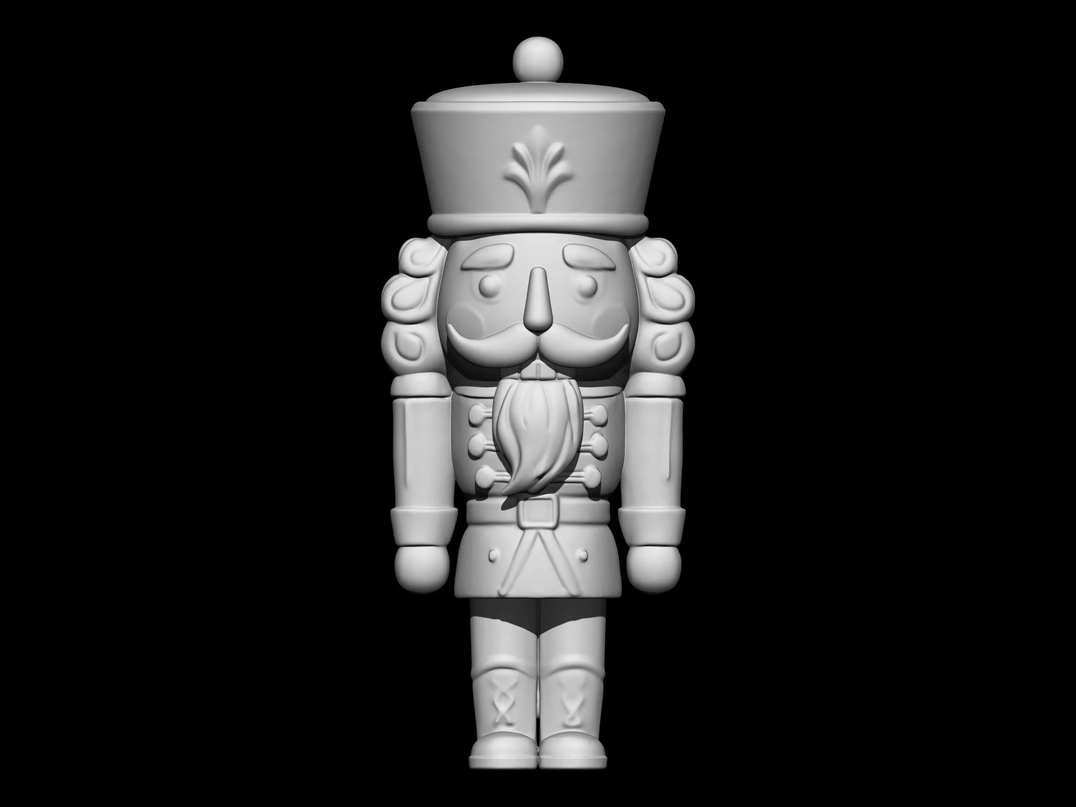 Festive Christmas Nutcracker Soldier 3D print model_1