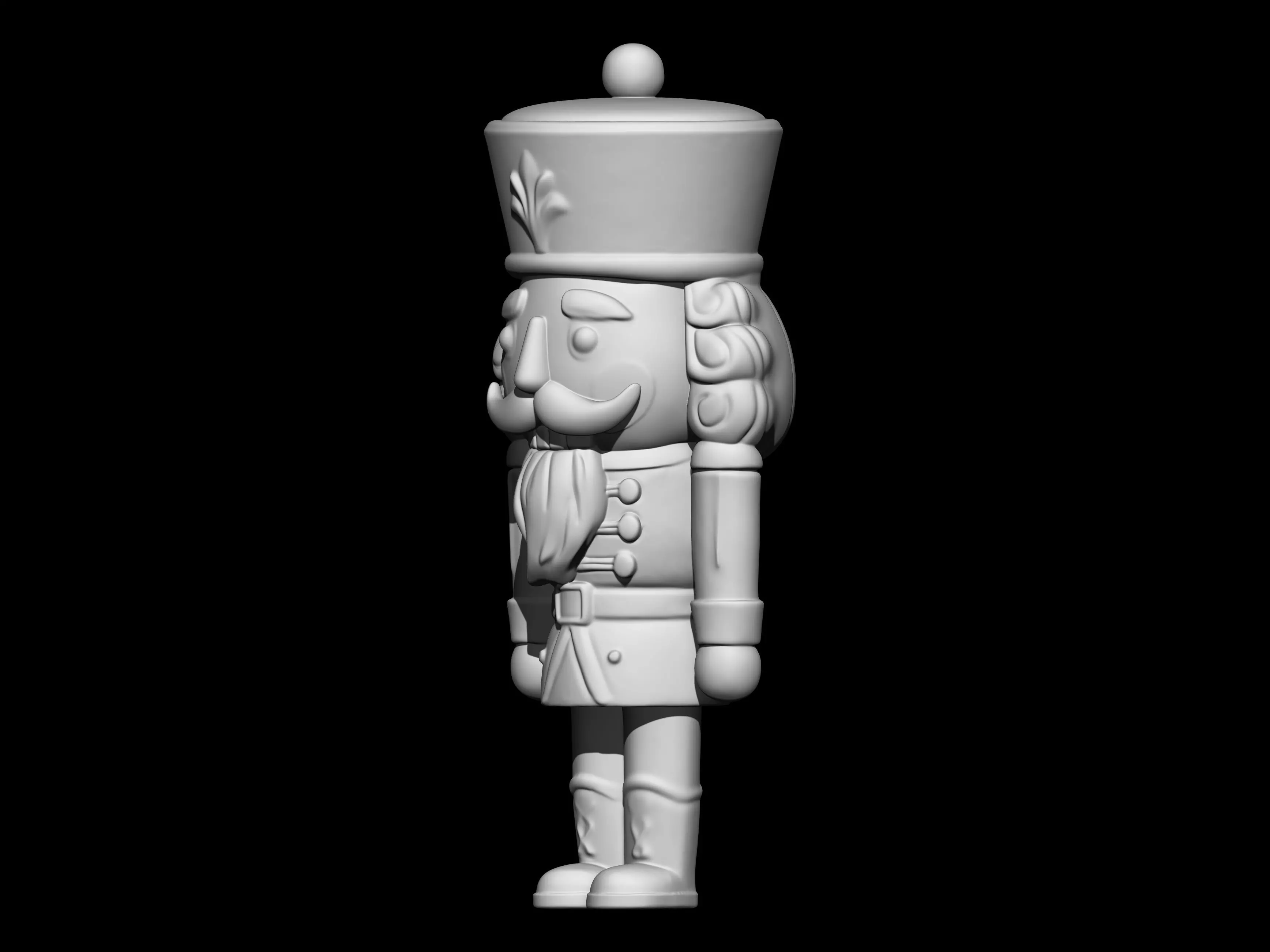 Festive Christmas Nutcracker Soldier 3D print model_2