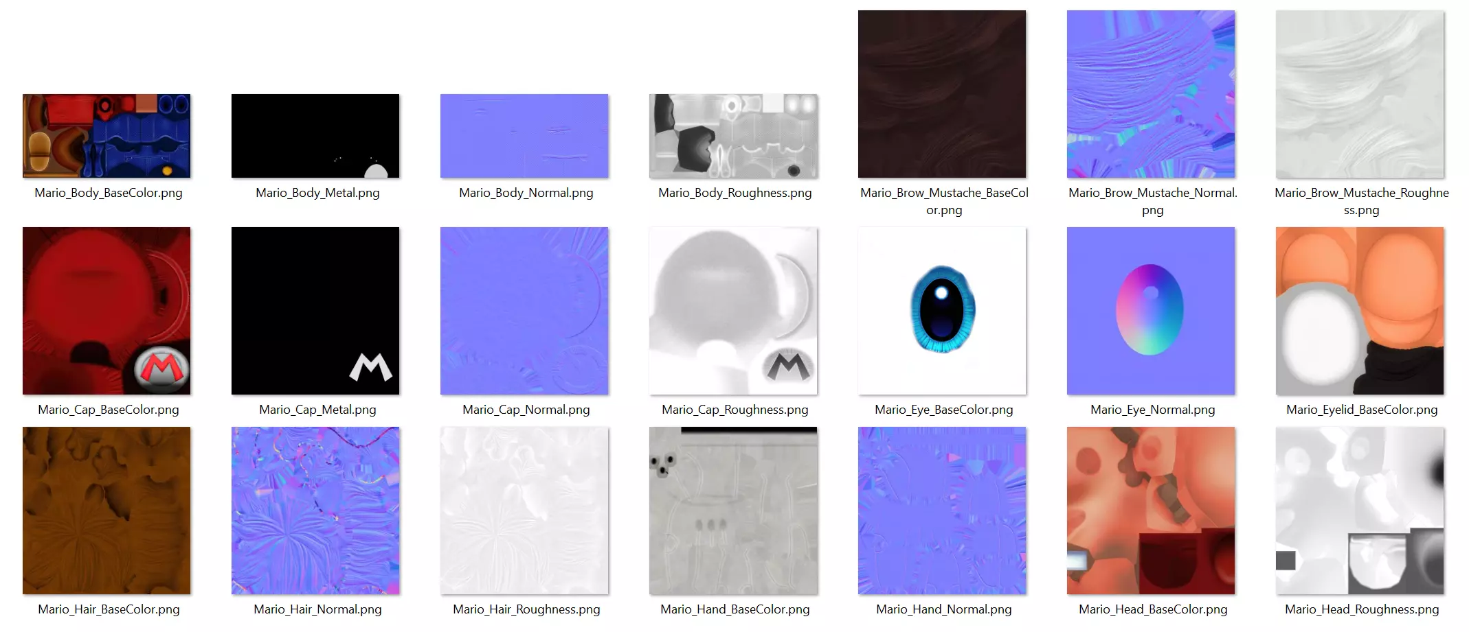 Mario Low-poly 3D model_6