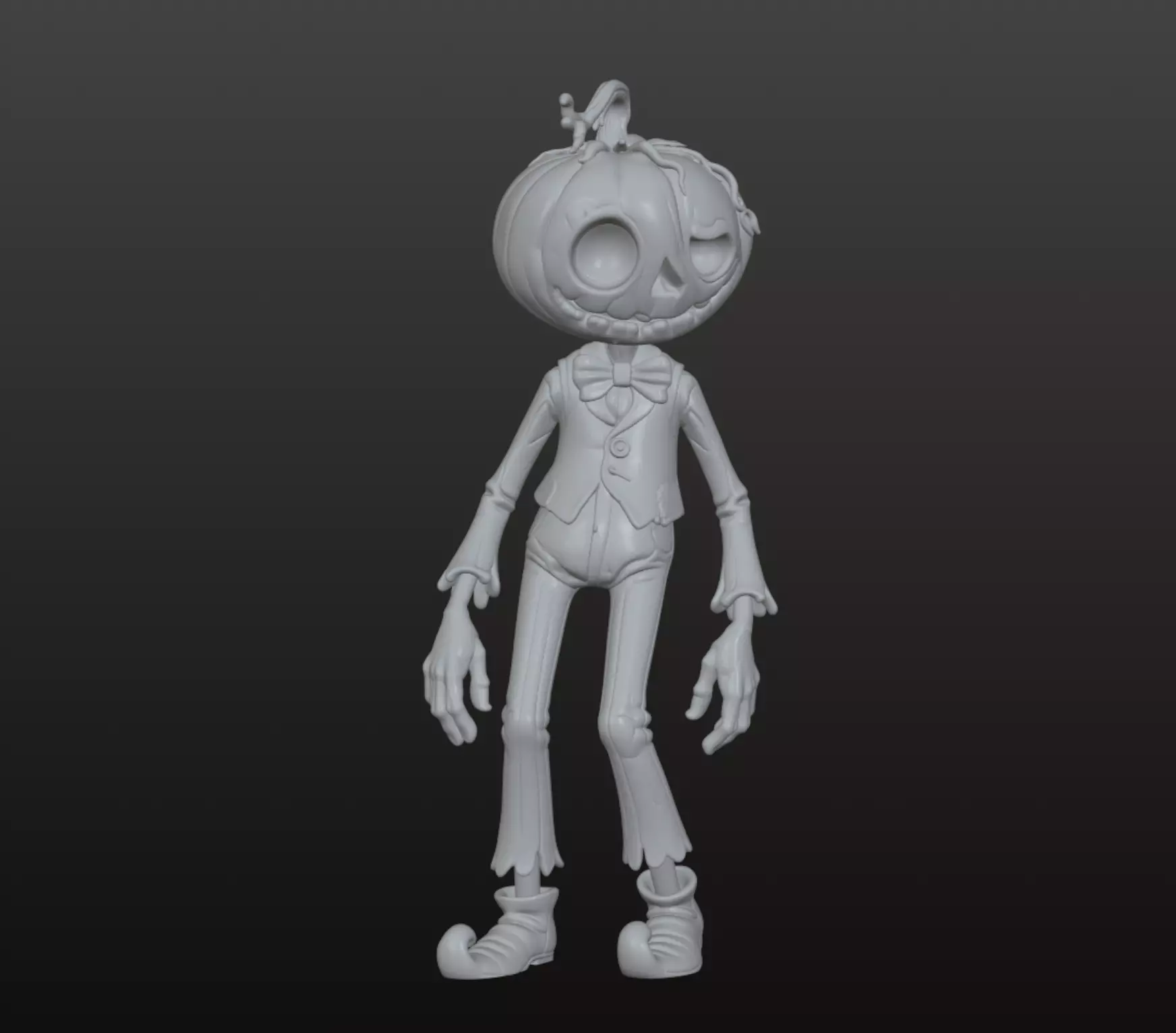 Pumpkin Tim - Guardian of the Massy Woods 3D print model_2