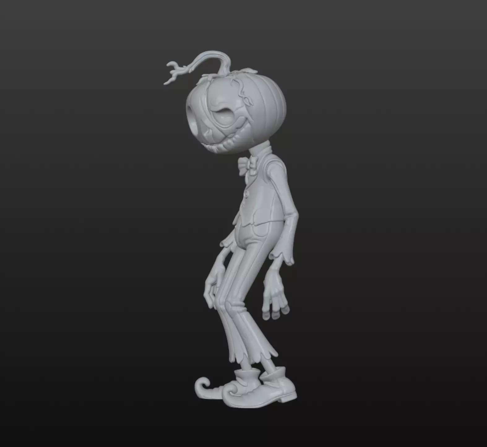  Pumpkin Tim - Guardian of the Massy Woods 3D print model_4