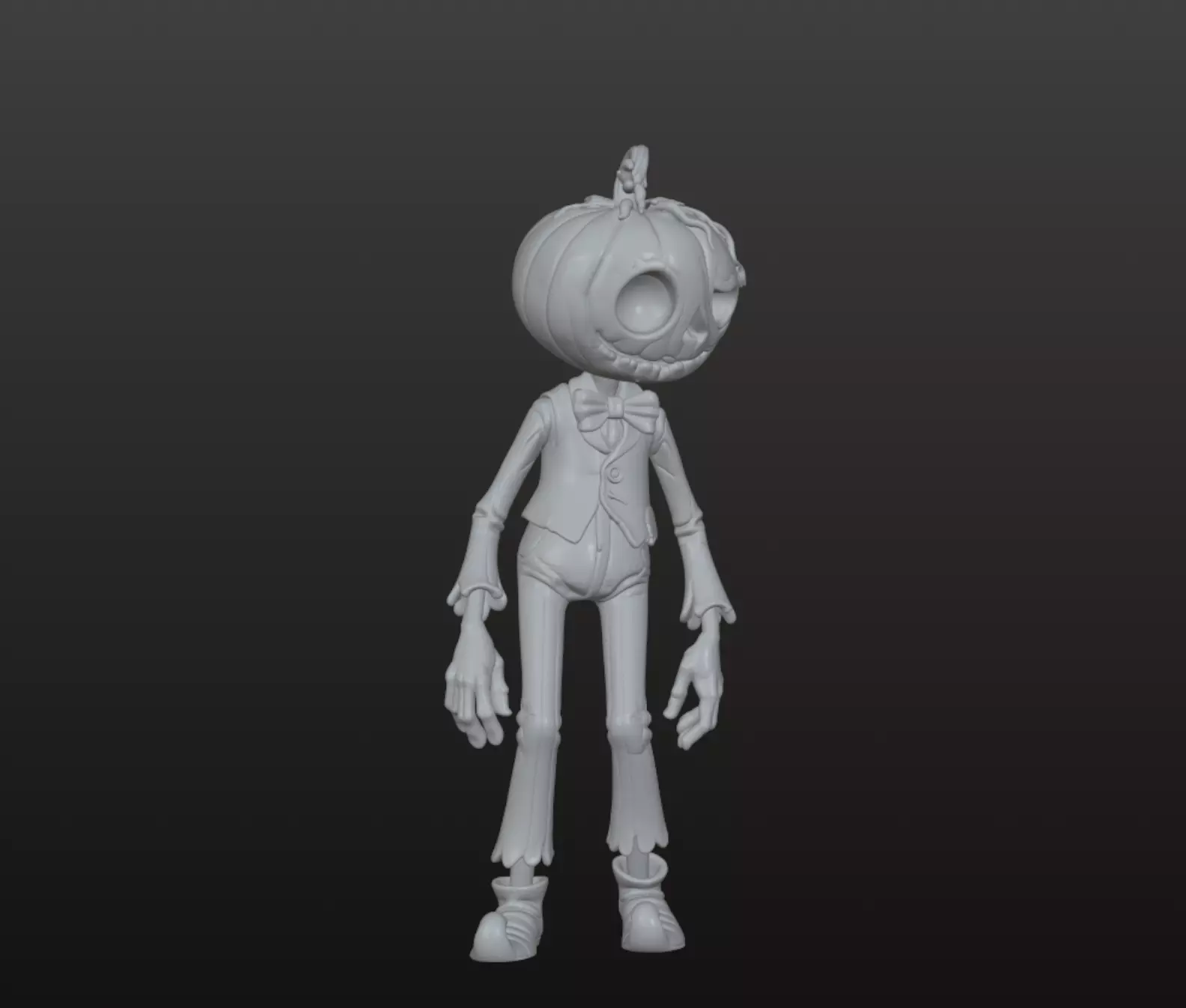  Pumpkin Tim - Guardian of the Massy Woods 3D print model_3