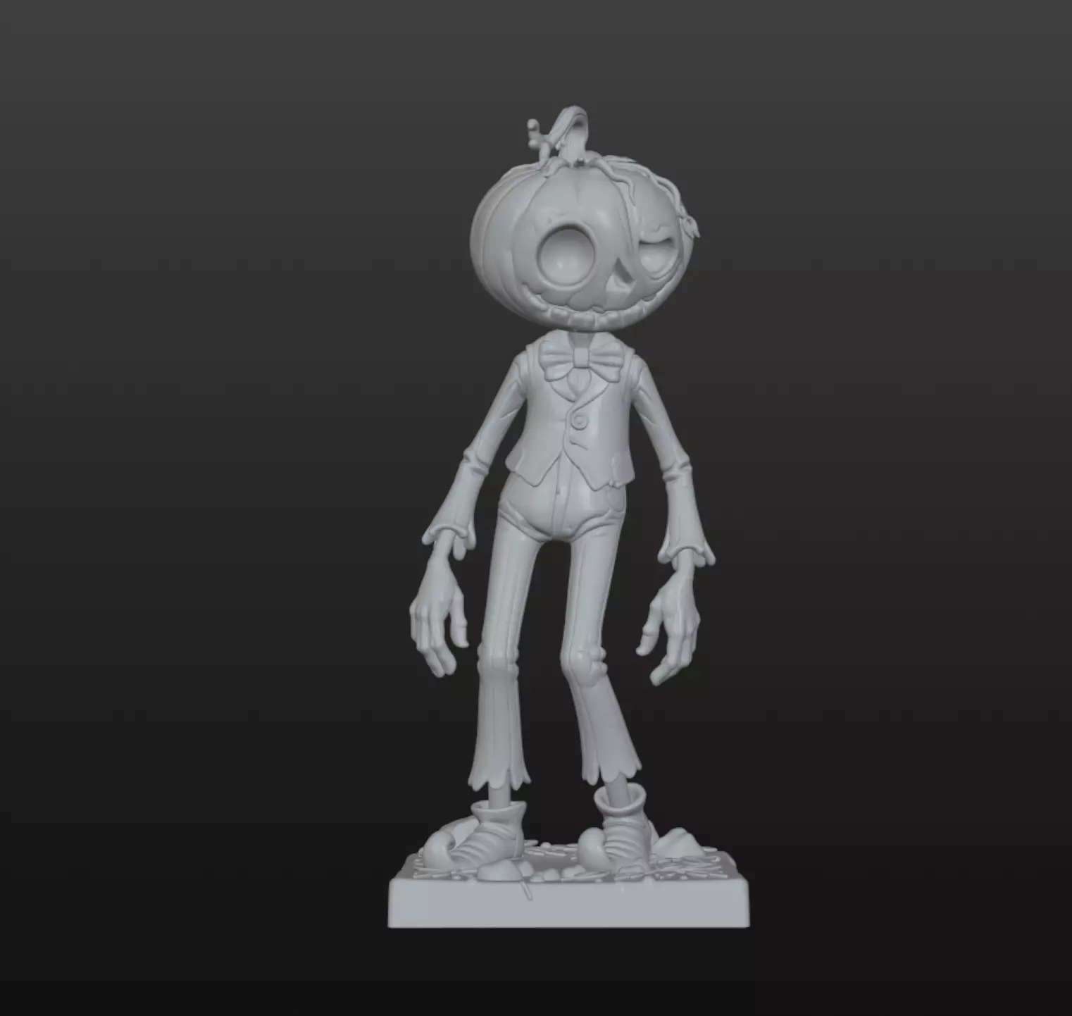  Pumpkin Tim - Guardian of the Massy Woods 3D print model_6