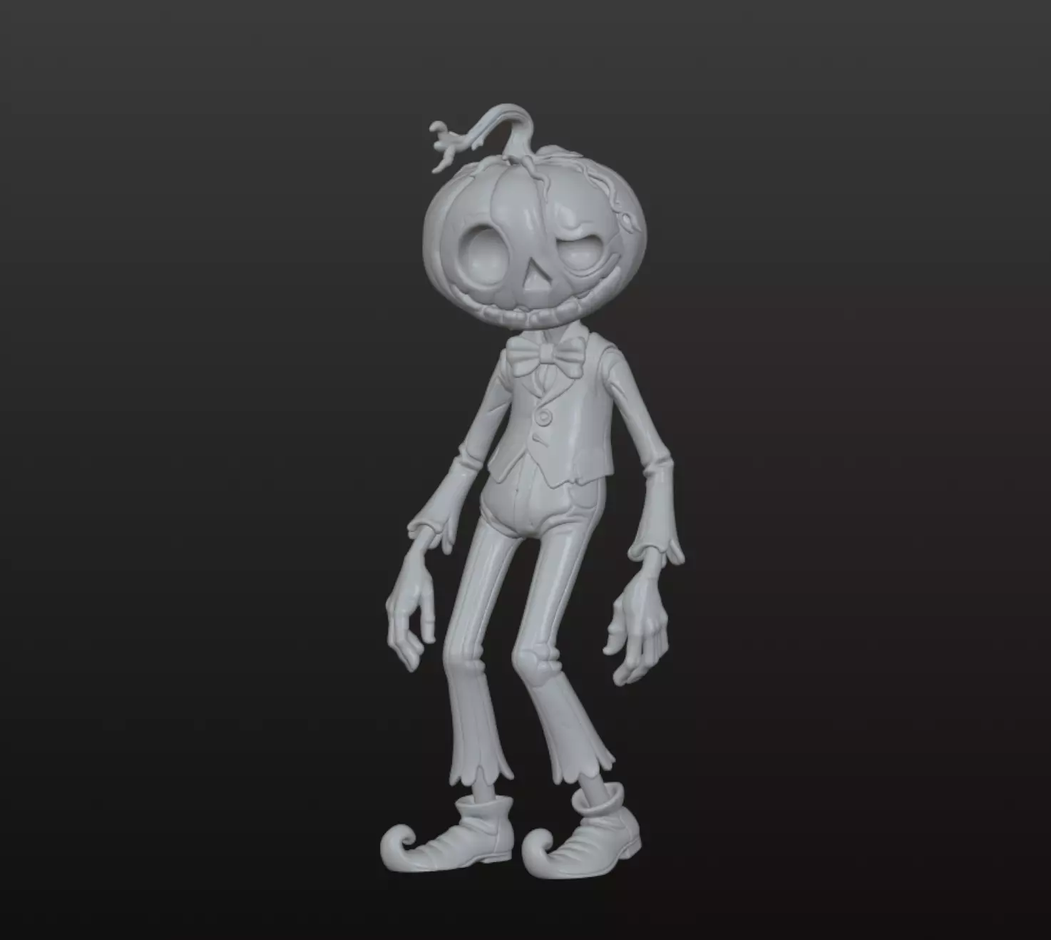  Pumpkin Tim - Guardian of the Massy Woods 3D print model_1
