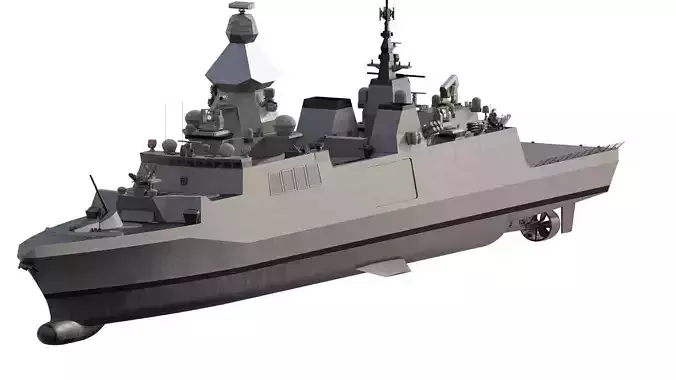 MULTI TASKING FRIGATE SIGMA CLASS 3D model MULTI TASKING FRIGATE SIGMA CLASS 3D model