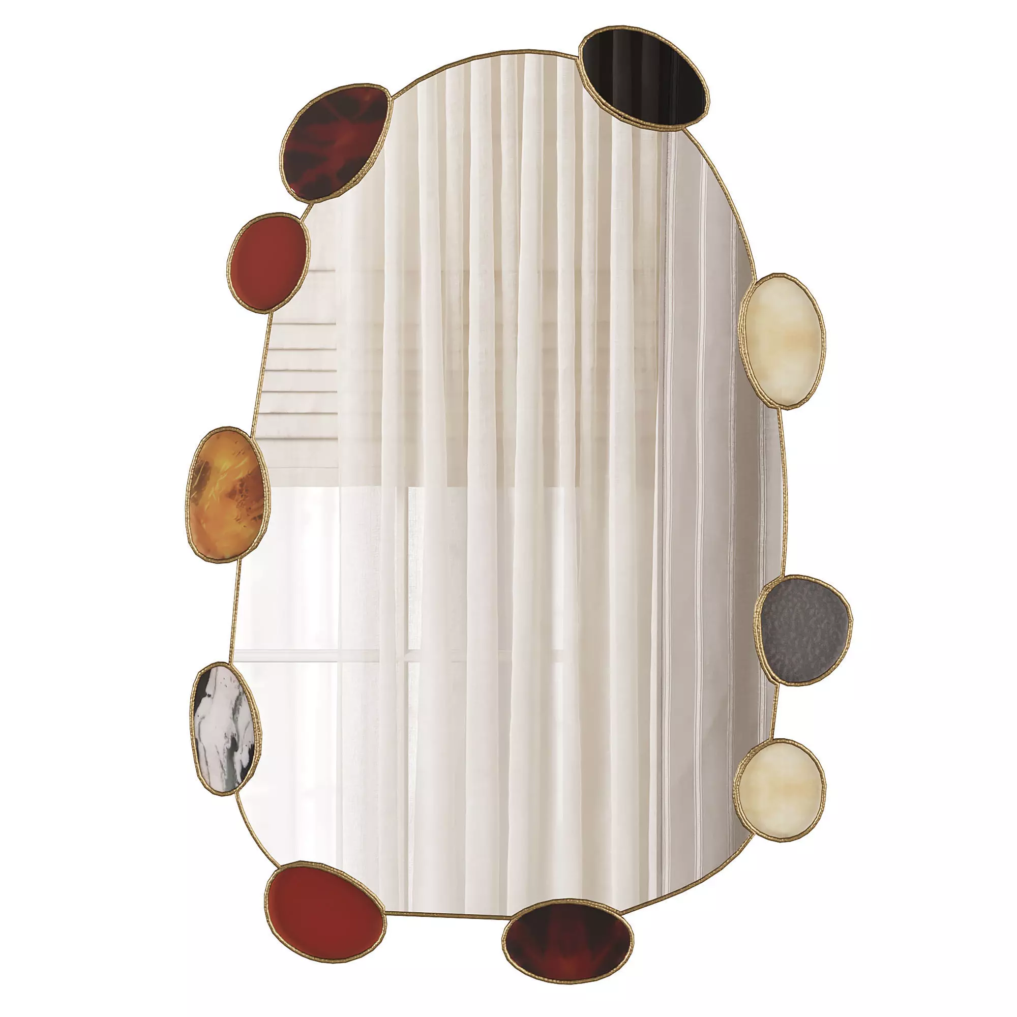 Set of Colorful Mirrors by Katie Kohls 3D model_3