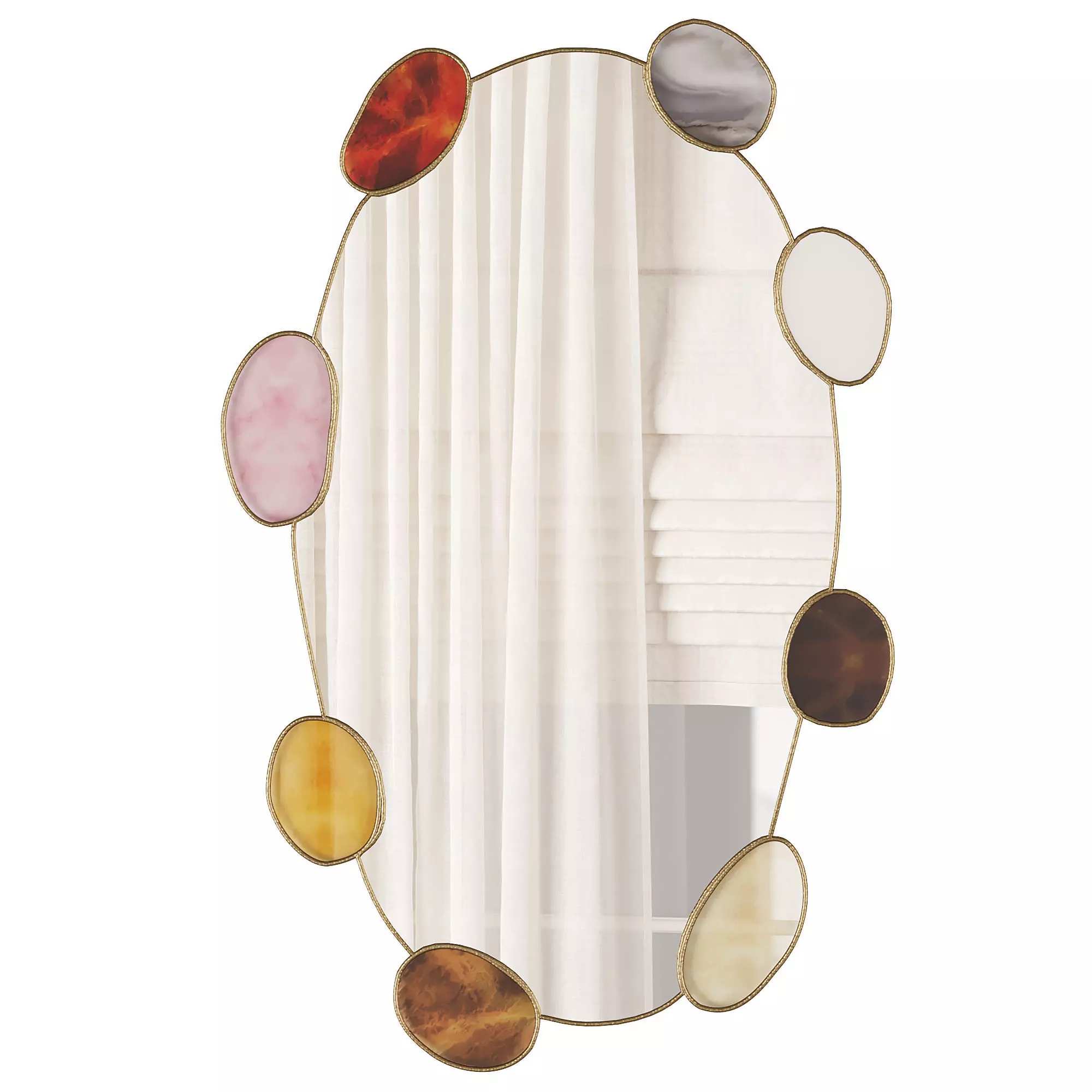 Set of Colorful Mirrors by Katie Kohls 3D model_1