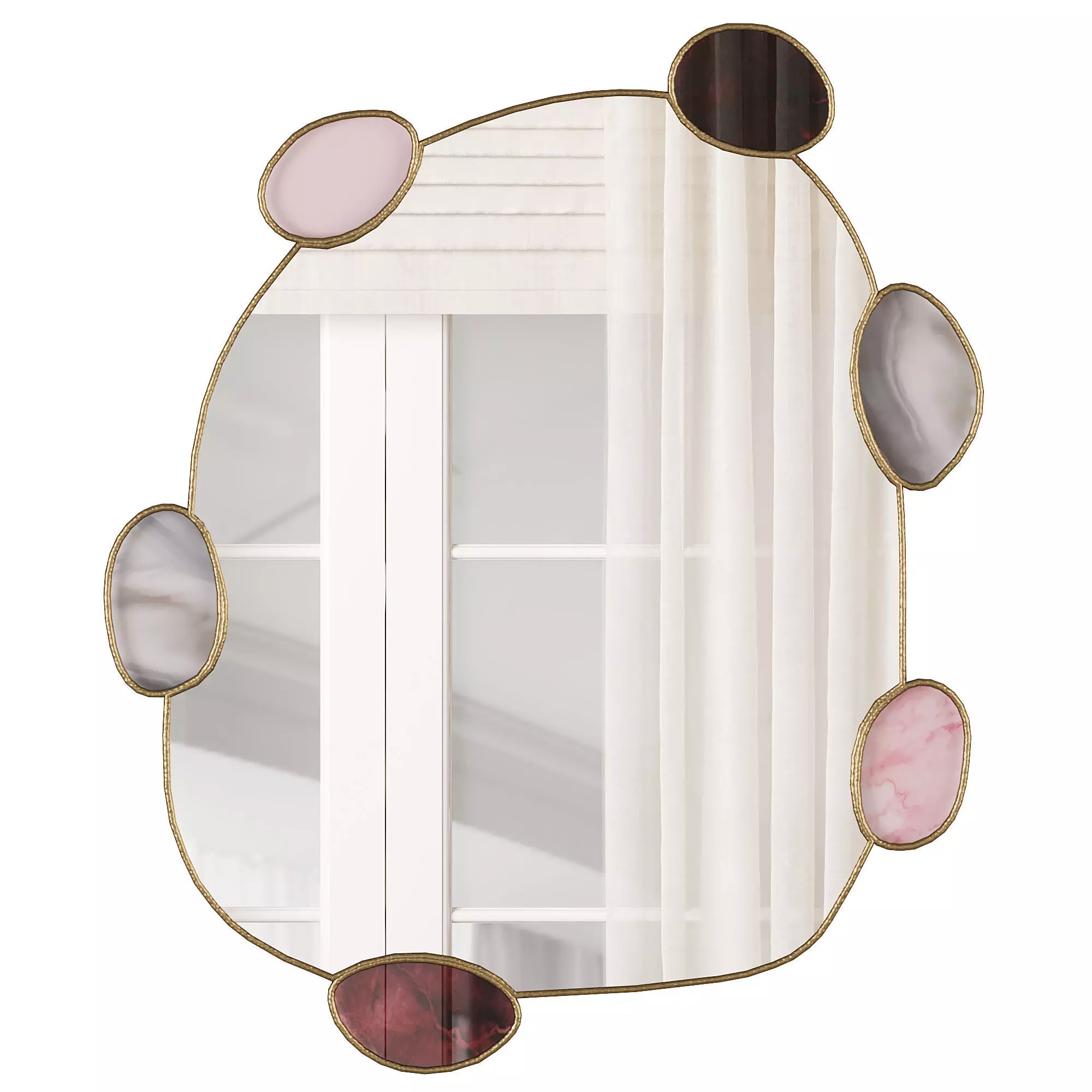 Set of Colorful Mirrors by Katie Kohls 3D model_2