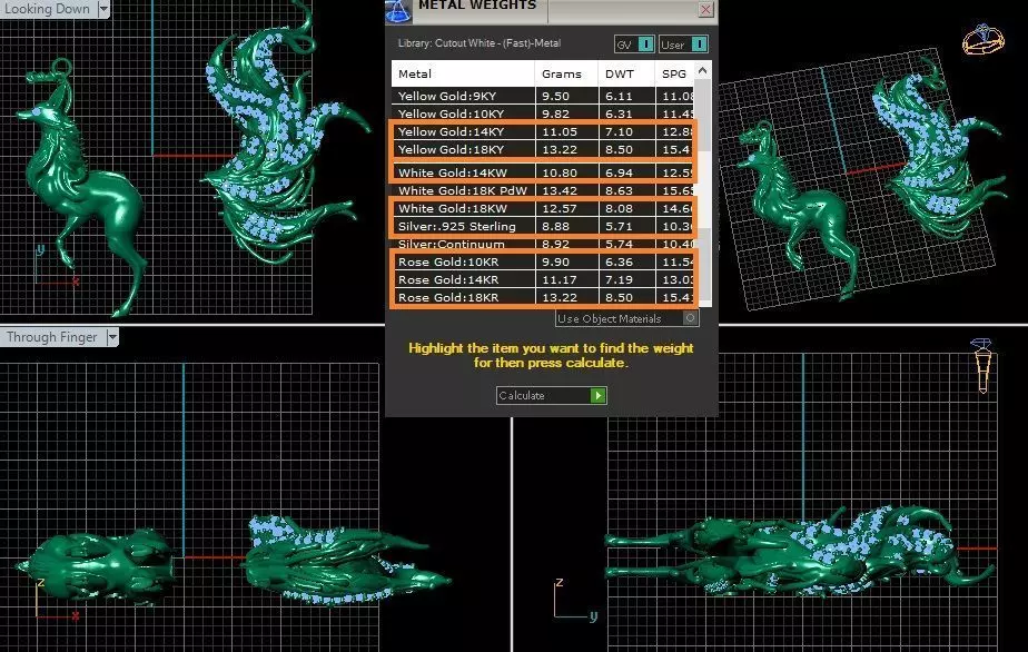 Fox Pendant jewelry - Tailed Fox for Her 3D print model_4