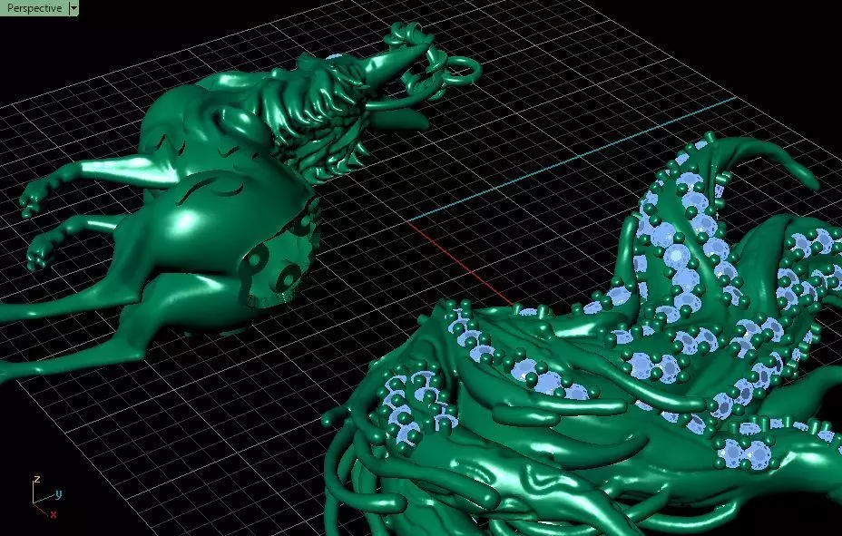 Fox Pendant jewelry - Tailed Fox for Her 3D print model_19