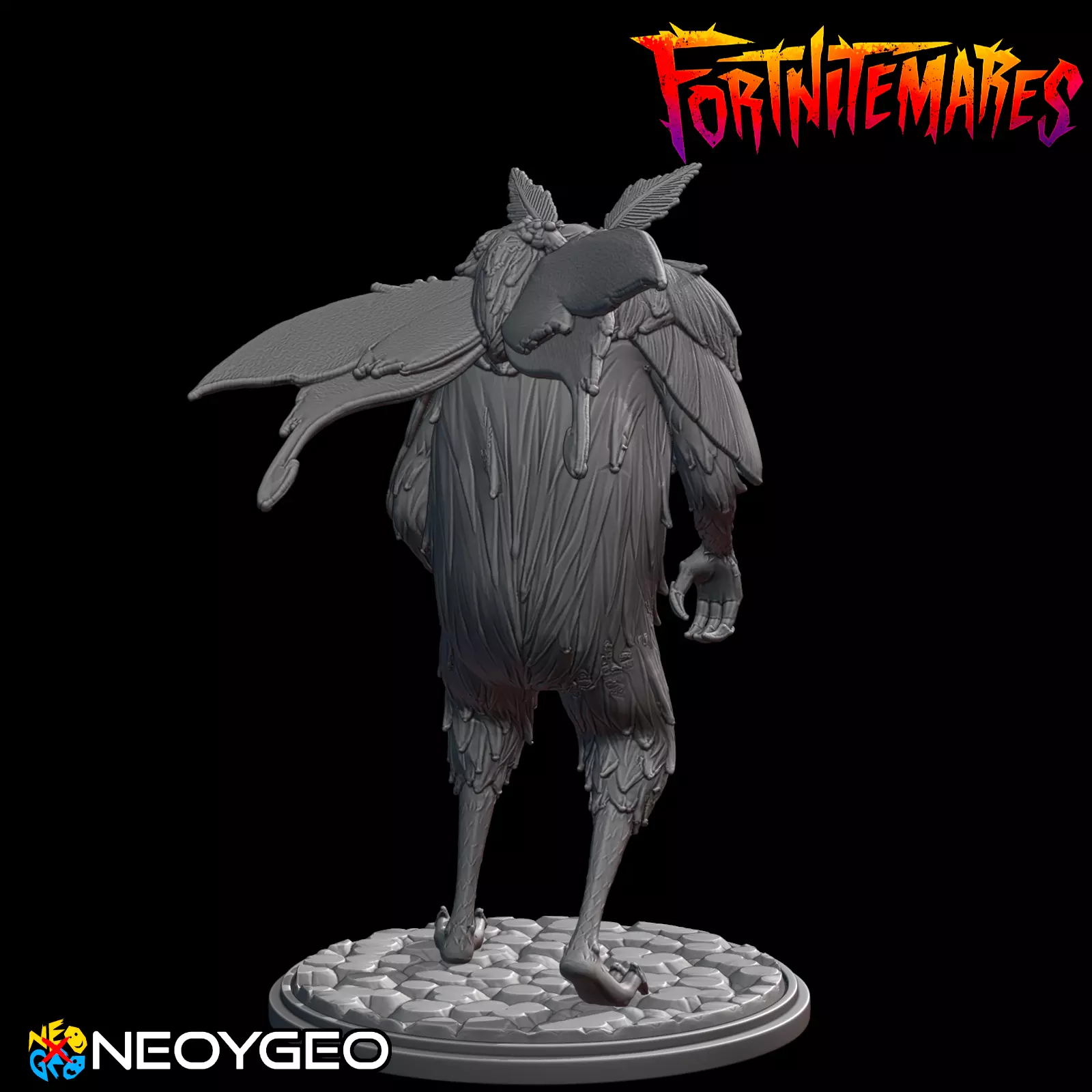 THE MOTHMAN - HALLOWEEN - BLACK PHONE - FORTNITE 3D print model_4