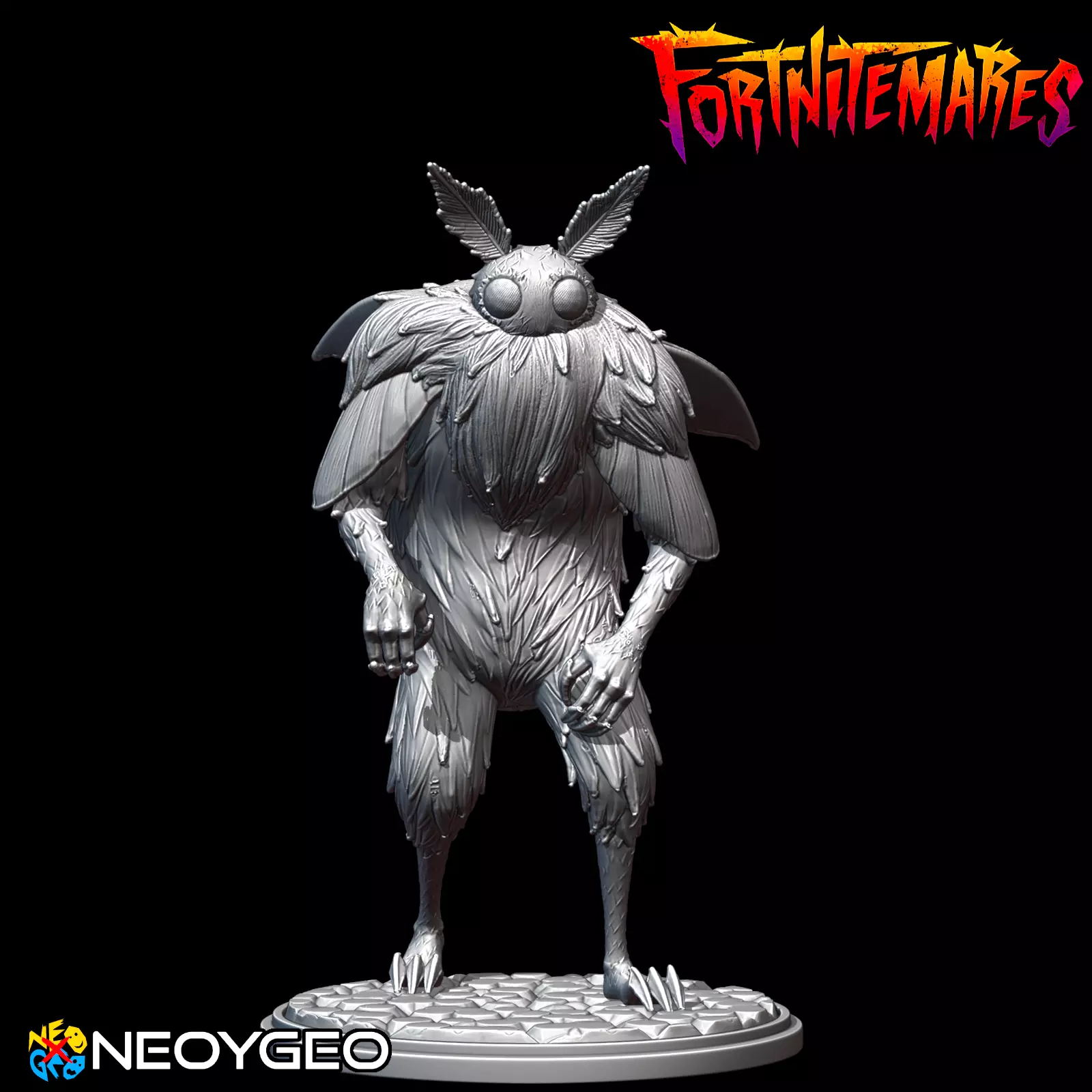 THE MOTHMAN - HALLOWEEN - BLACK PHONE - FORTNITE 3D print model_1