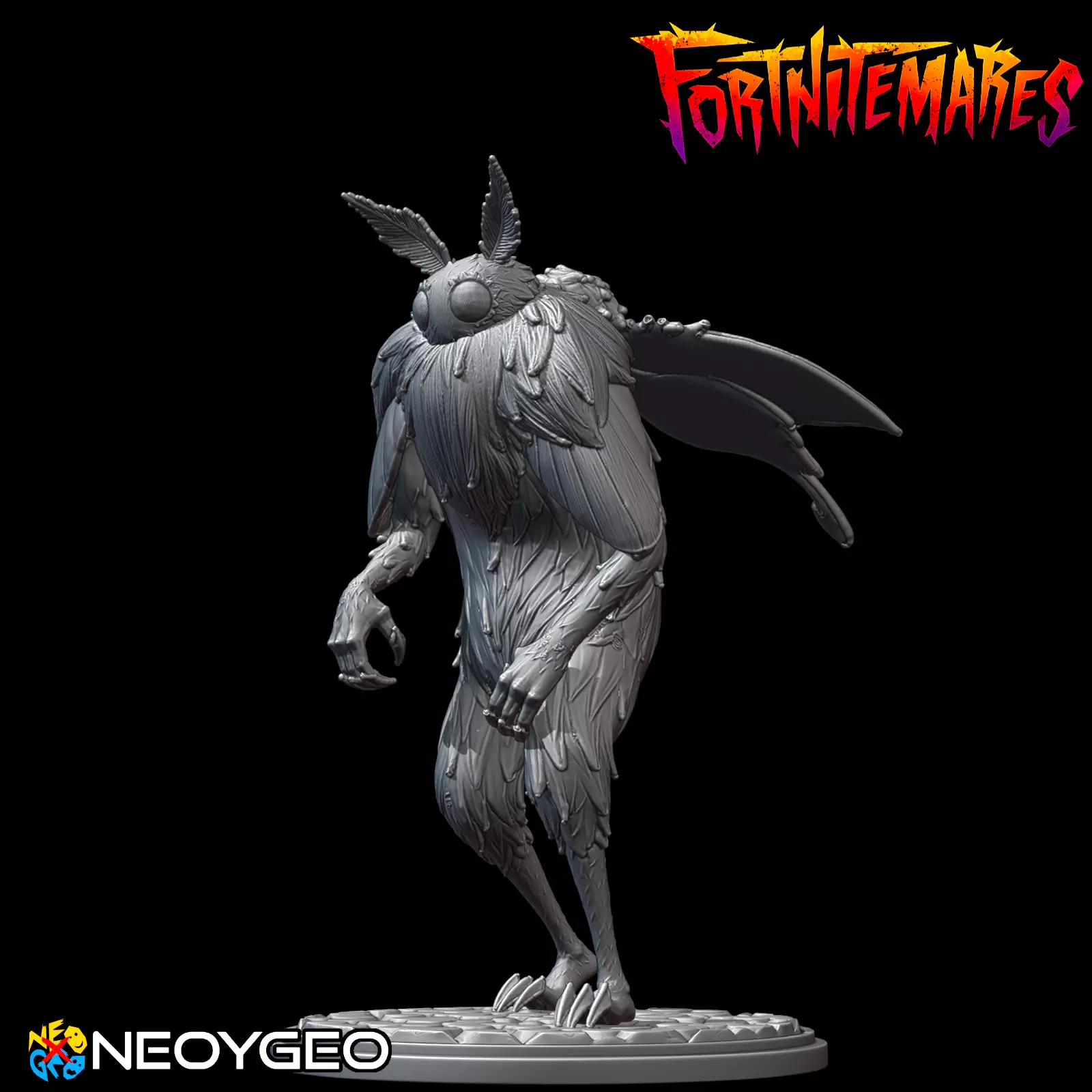 THE MOTHMAN - HALLOWEEN - BLACK PHONE - FORTNITE 3D print model_3