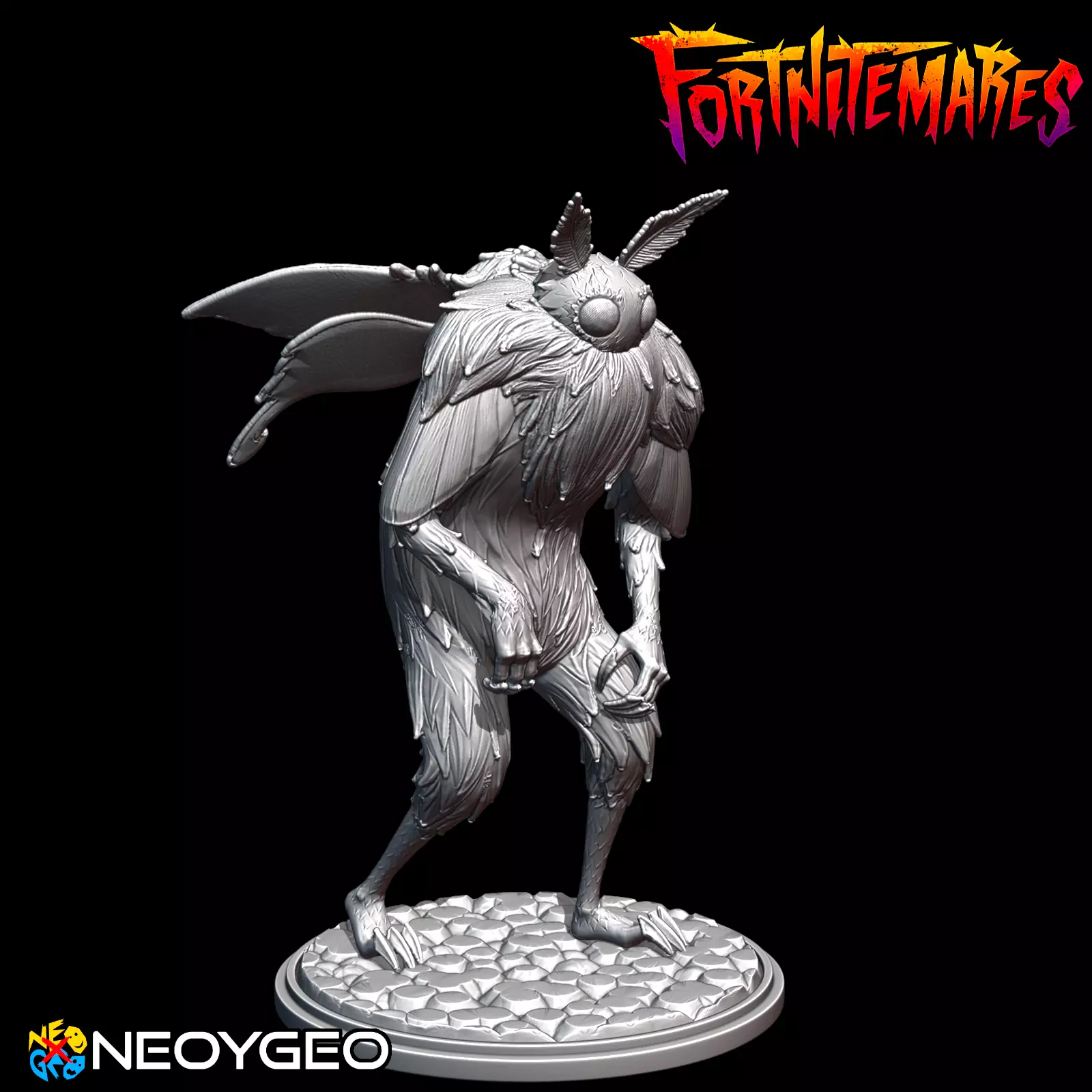 THE MOTHMAN - HALLOWEEN - BLACK PHONE - FORTNITE 3D print model_2