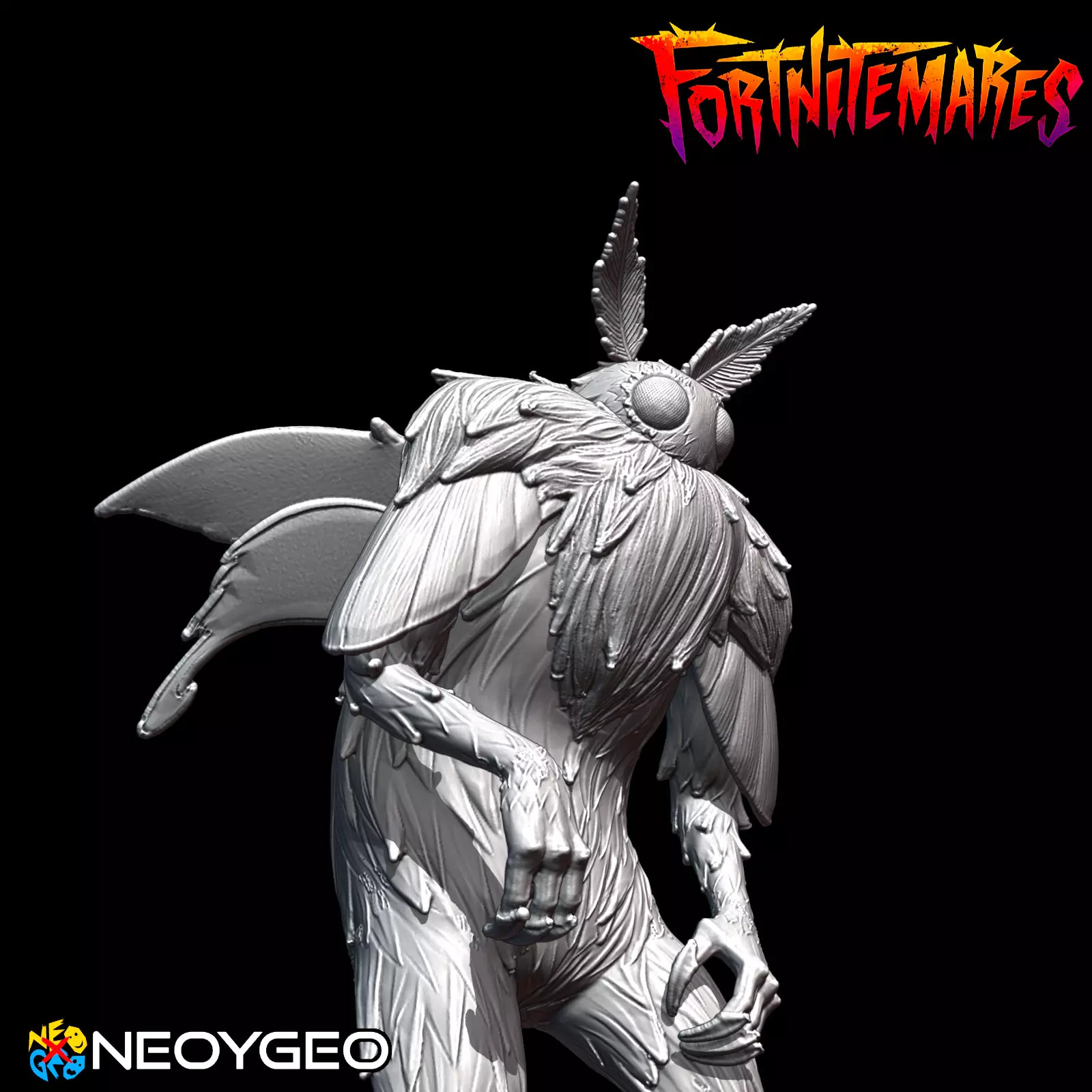 THE MOTHMAN - HALLOWEEN - BLACK PHONE - FORTNITE 3D print model_0
