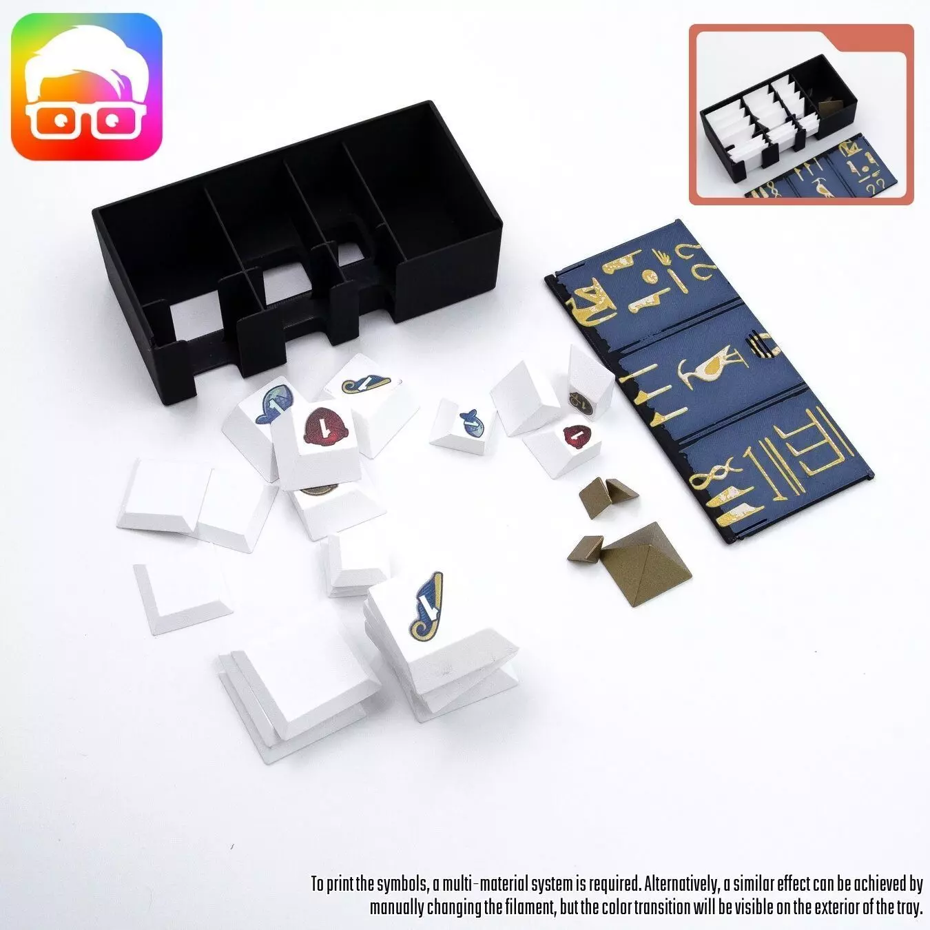 Men Nefer retail ed board game organizer by ammedia3d 3D print model_6