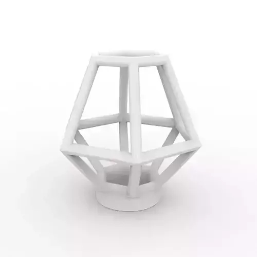 Geometric Prism Lamp Frame 3D Print Model 3D print model Geometric Prism Lamp Frame 3D Print Model 3D print model