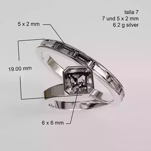 abstract double ring