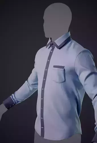 Classic shirt with accent elements