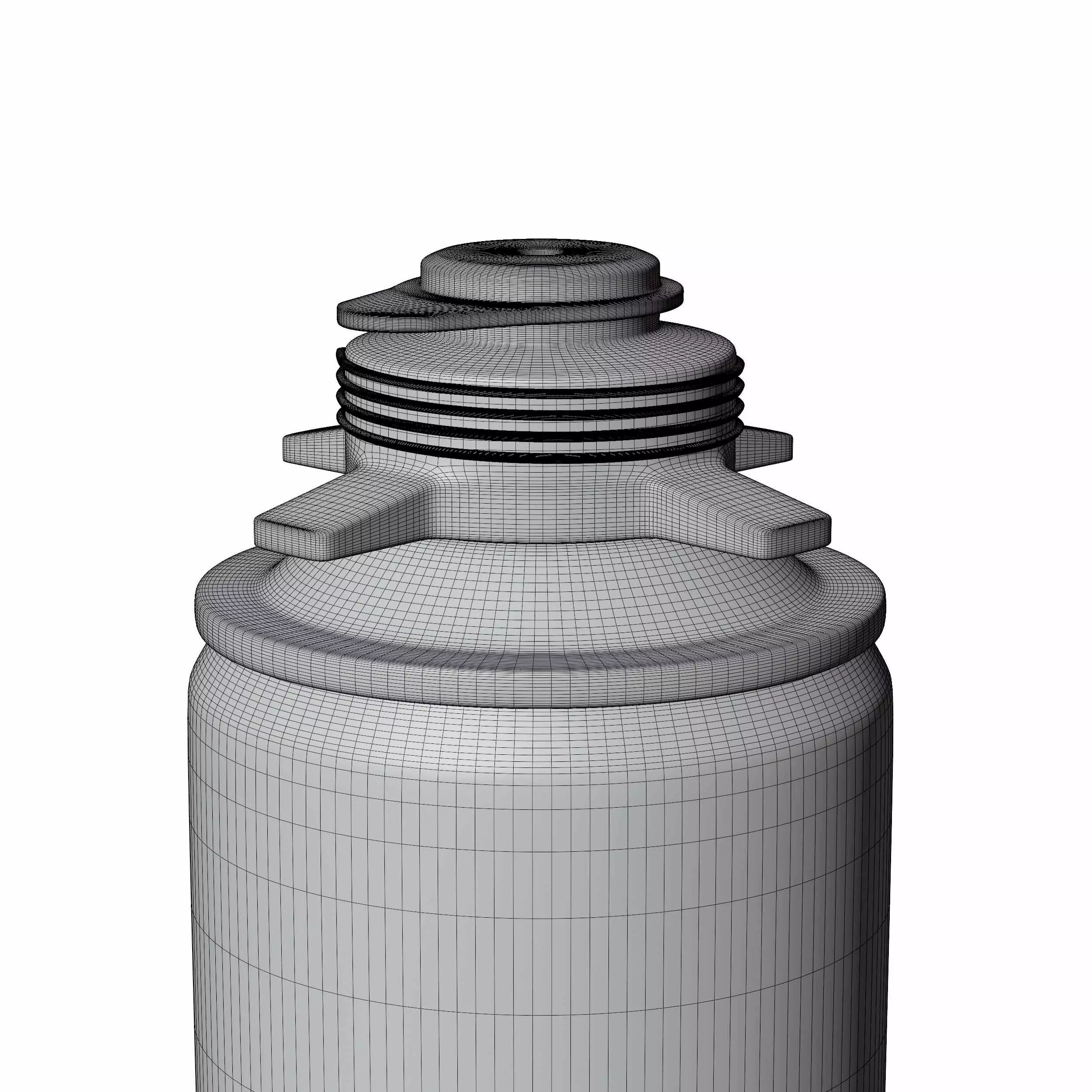 Aluminium paint can 3D model_5