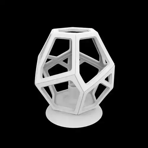 Spiral Column Lamp Holder 3D Print Model 3D print model Spiral Column Lamp Holder 3D Print Model 3D print model