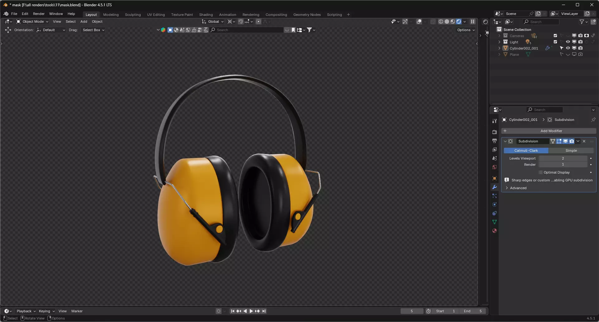 ear protector 3D model_6