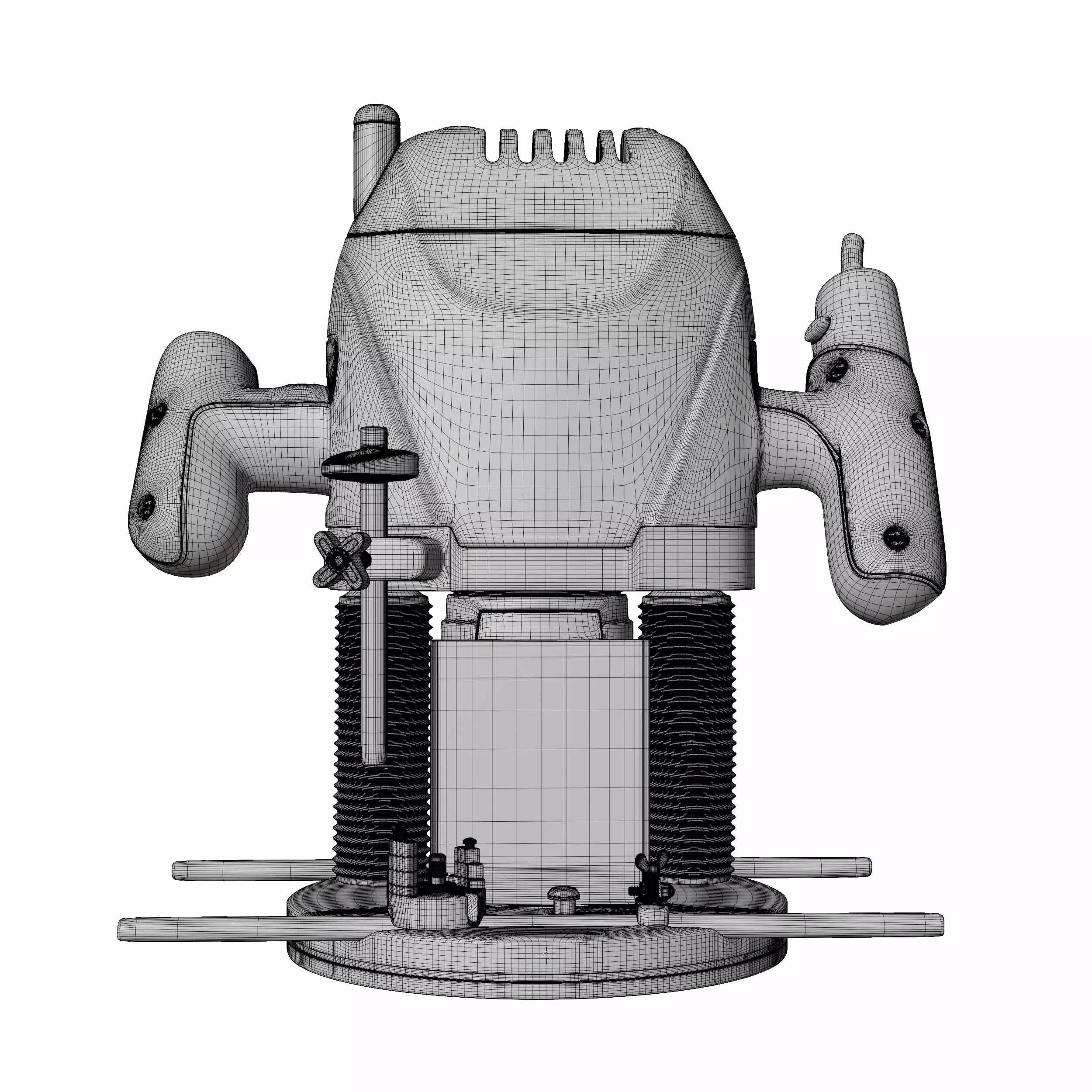 Electric Router 3D model_7