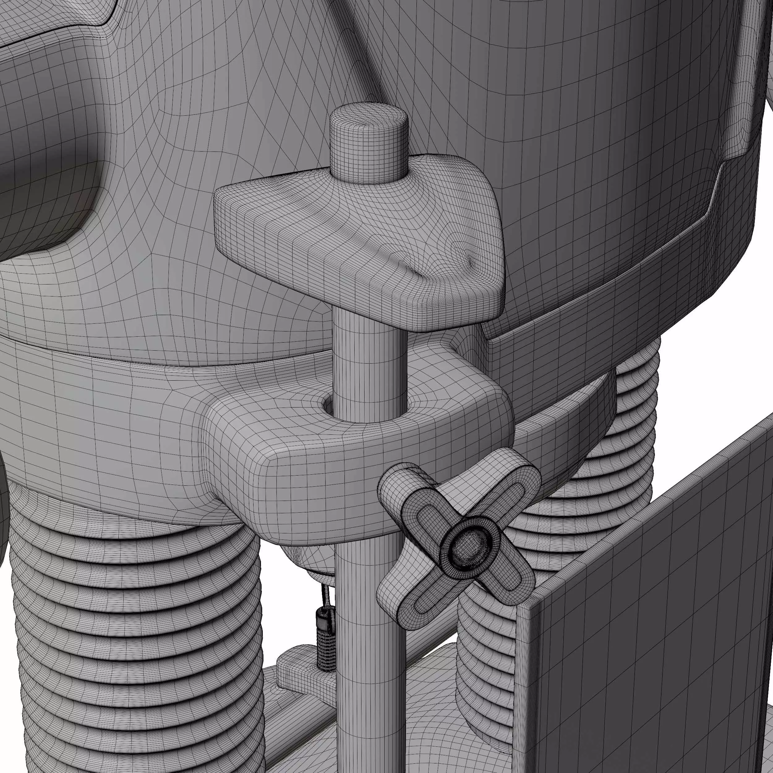 Electric Router 3D model_9