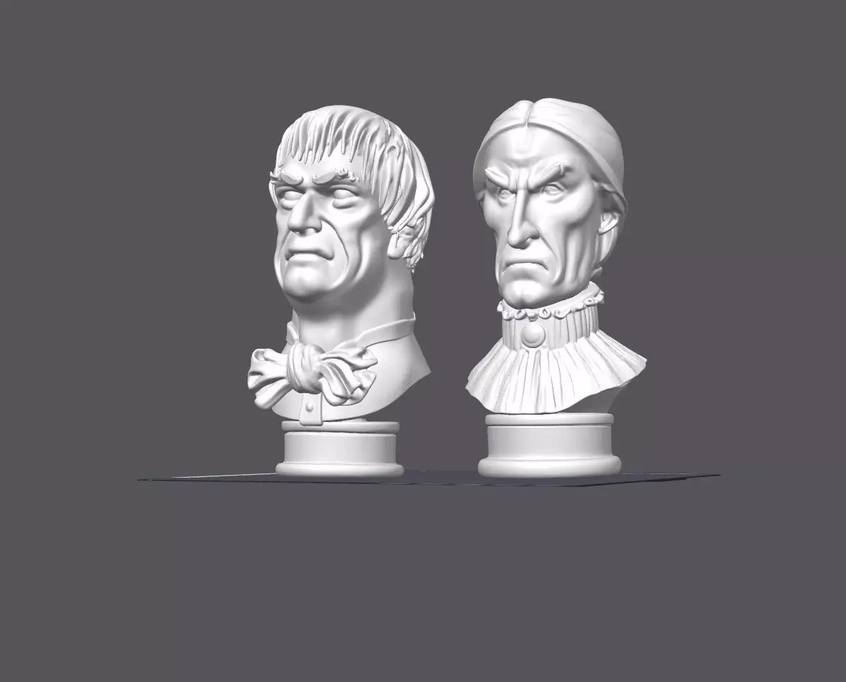 Haunted Mansion Hallway Busts 3D print model_0