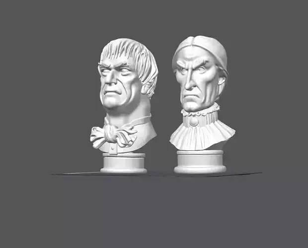 Haunted Mansion Hallway Busts 3D print model Haunted Mansion Hallway Busts 3D print model