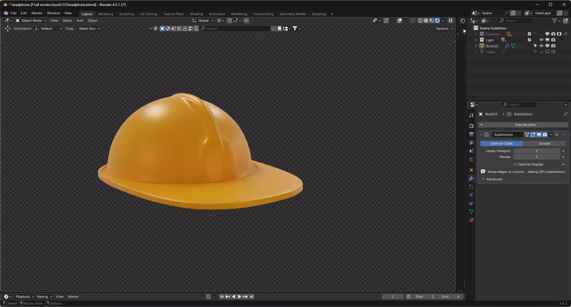 safety helmet 3D model_5