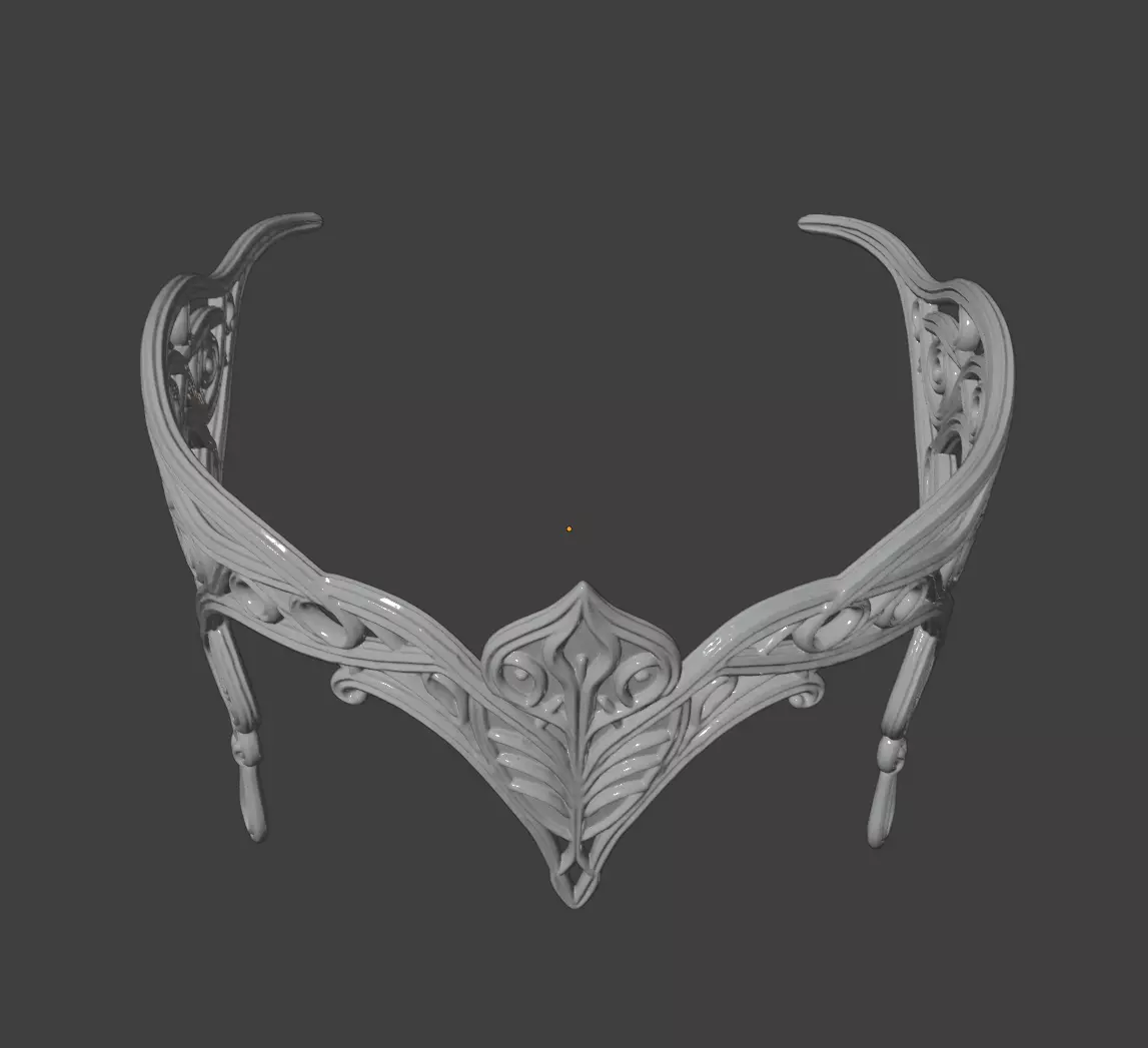 ARWENS ELABORATE HEADDRESS 3D print model_2