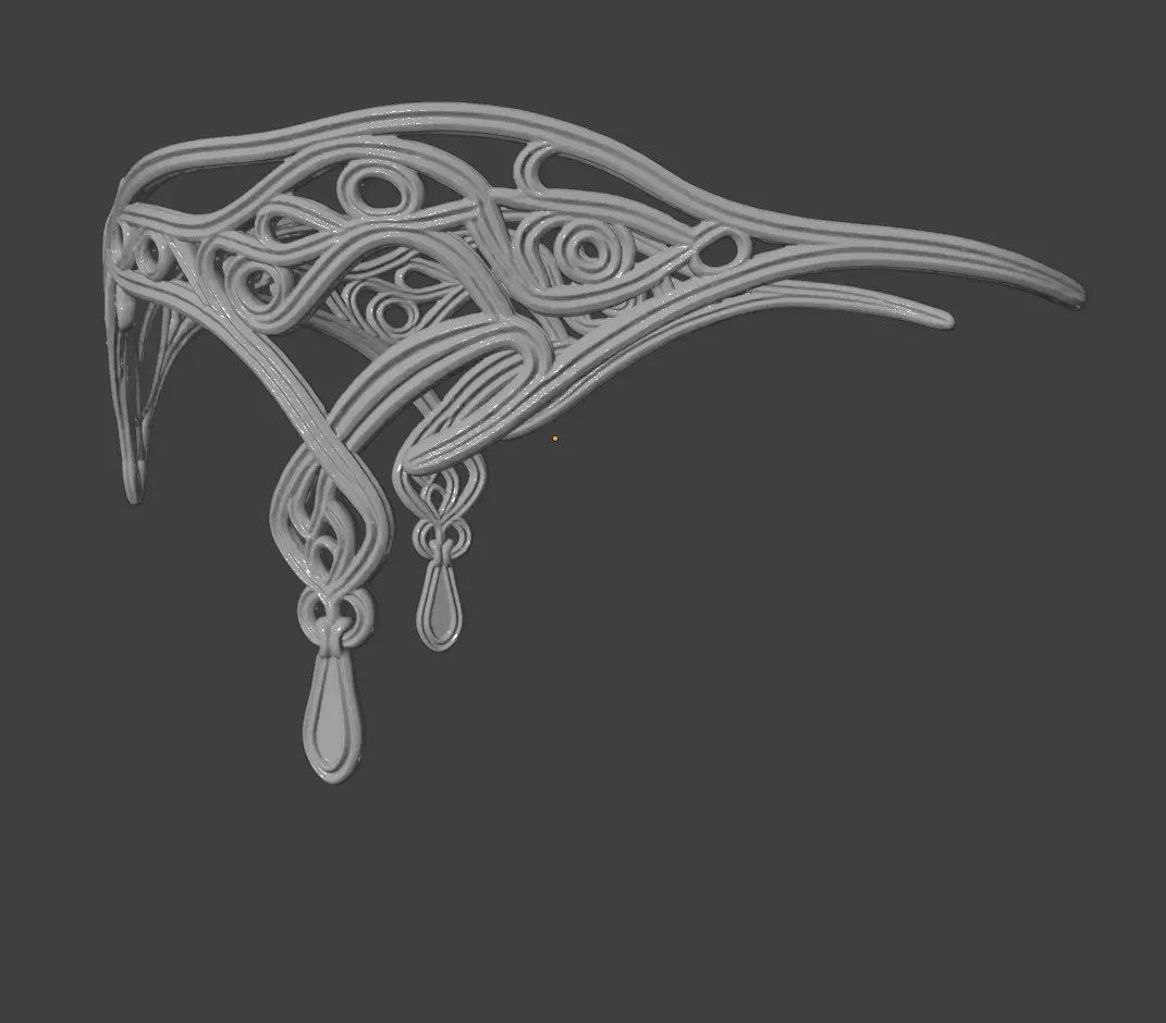 ARWENS ELABORATE HEADDRESS 3D print model_3