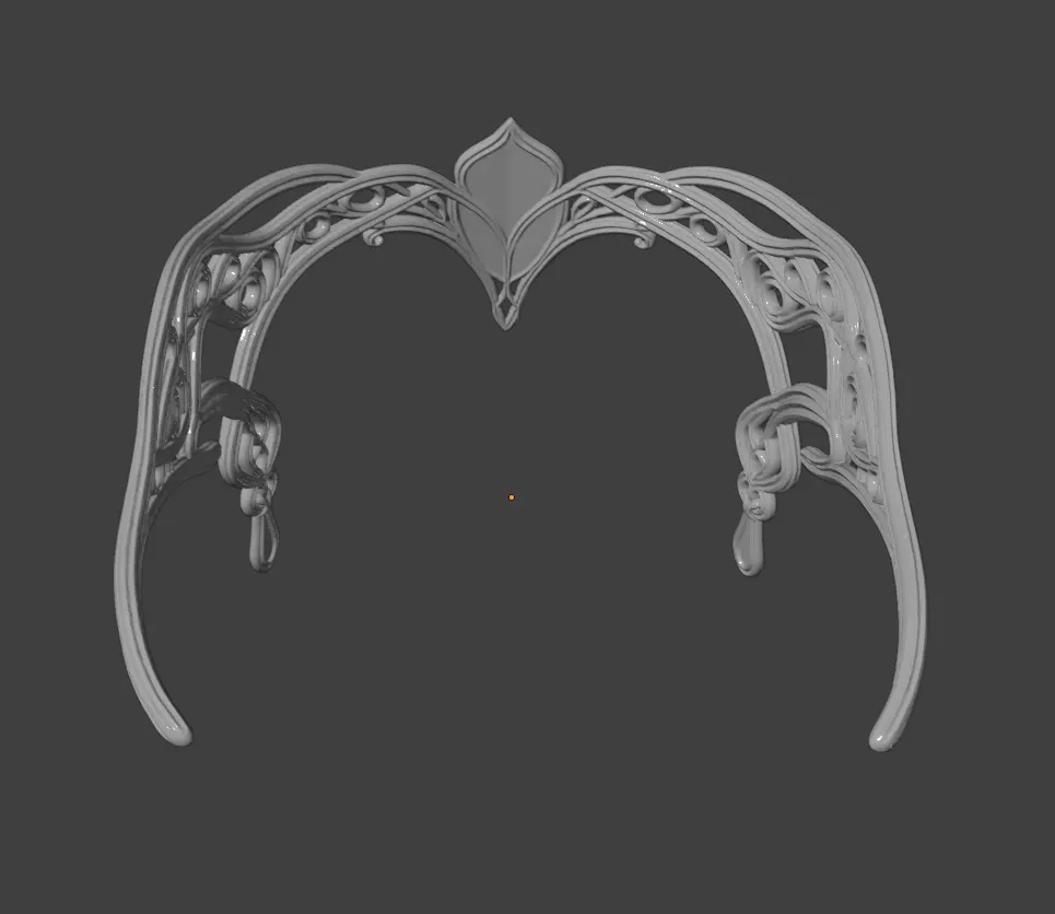 ARWENS ELABORATE HEADDRESS 3D print model_4