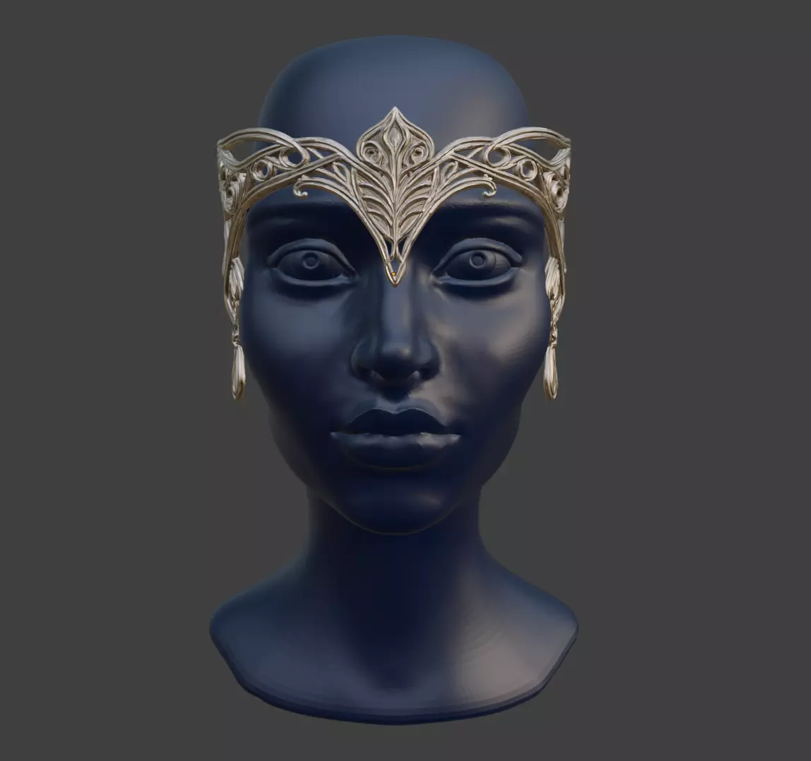 ARWENS ELABORATE HEADDRESS 3D print model_0