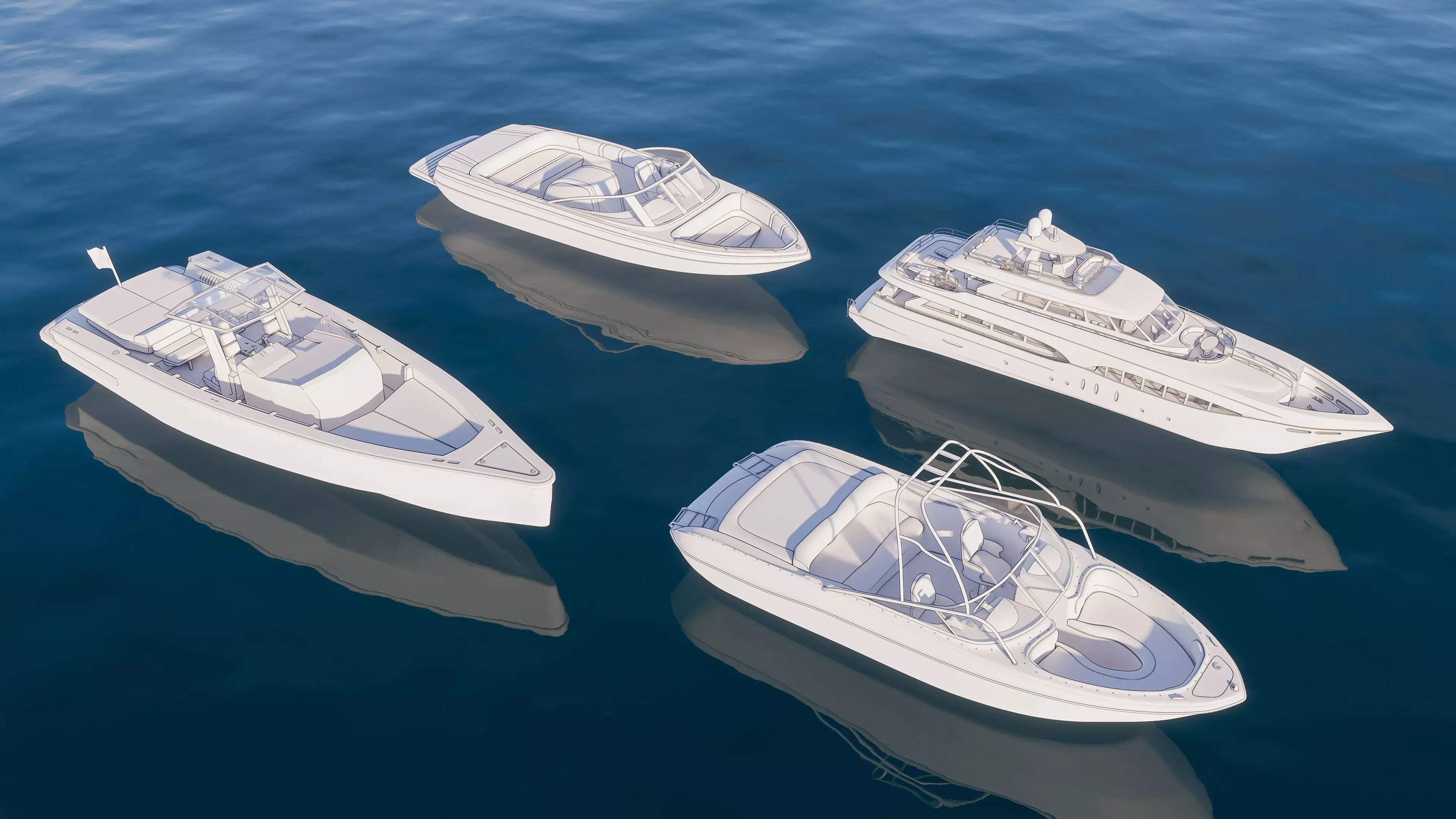 Yacht boat cruise collecttion 6 3D model_19