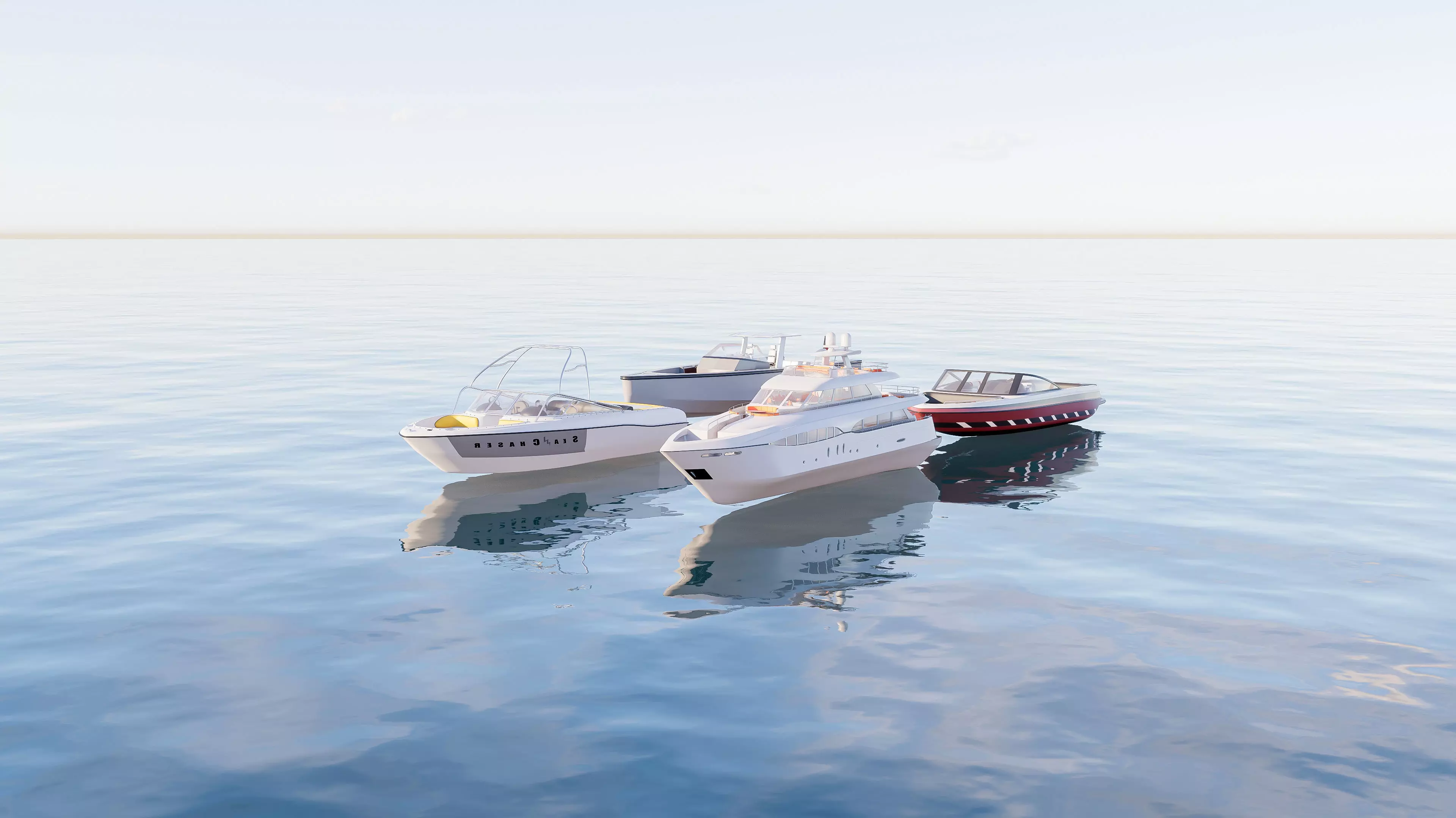 Yacht boat cruise collecttion 6 3D model_14