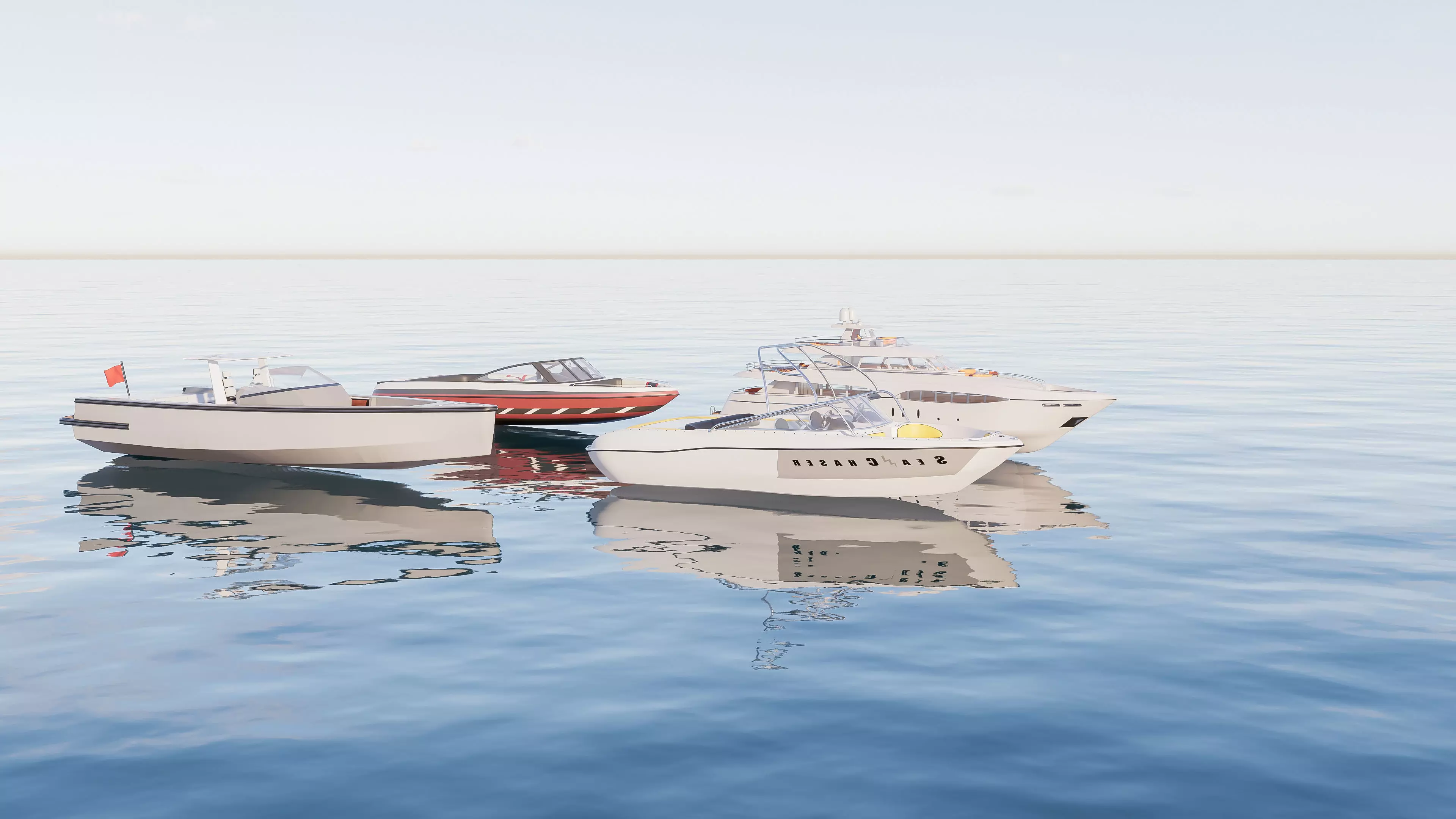 Yacht boat cruise collecttion 6 3D model_13