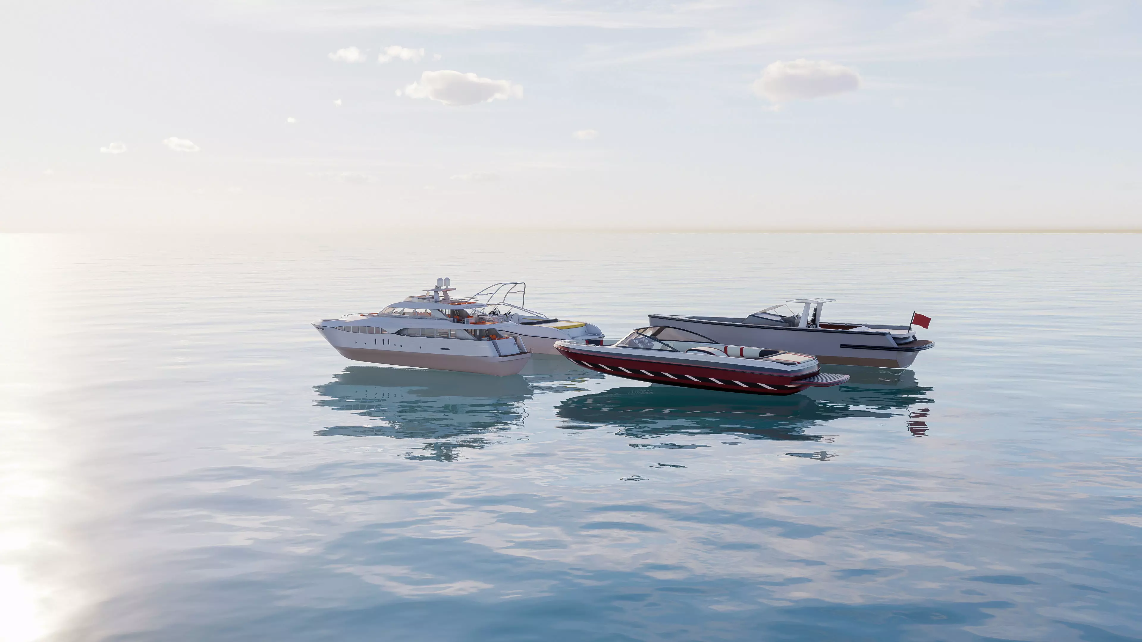 Yacht boat cruise collecttion 6 3D model_16